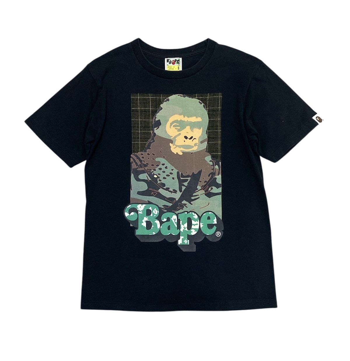 Bape Bape camo grid soldier tee Size US S / EU 44-46 / 1 - 1 Thumbnail