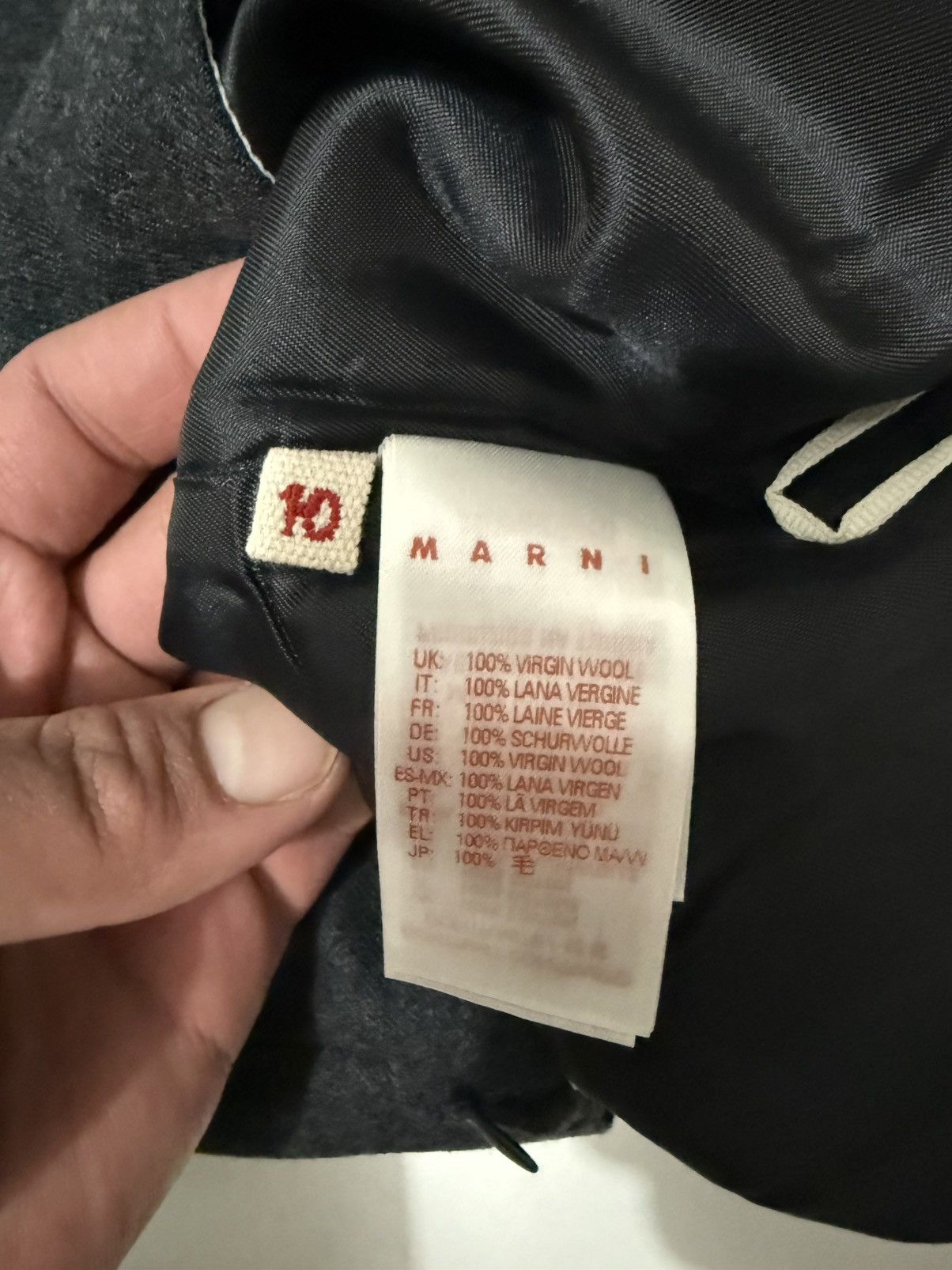 Marni ***FINAL DROP***RARE MARNI PLEATED CROP BELTED WOOL PANT 10 Size 32" / US 10 / IT 46 - 12 Thumbnail