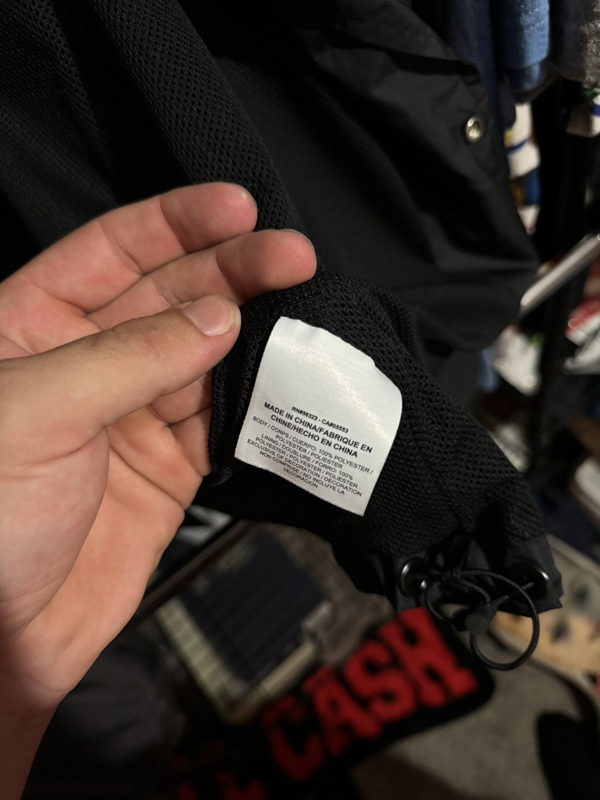 Jordan Brand × Supreme Supreme Jordan Coaches Jacket Black Medium Size US M / EU 48-50 / 2 - 13 Thumbnail