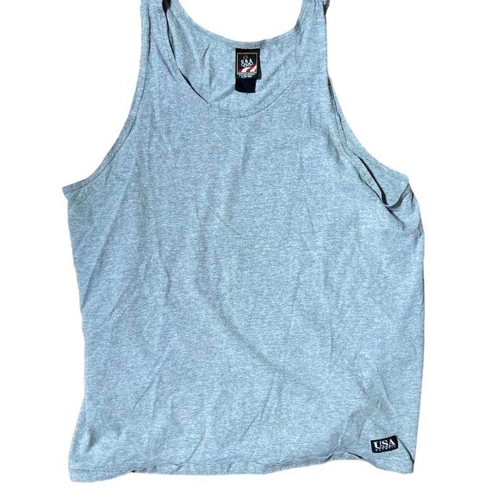 Hanes 90s grey olympic tank top Size US L / EU 52-54 / 3 - 1 Thumbnail