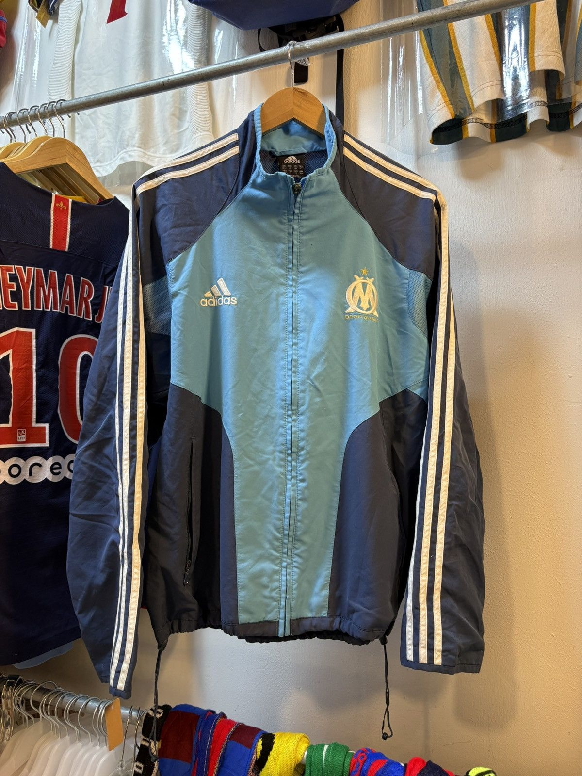 Adidas Vintage Y2K Olympique de Marseille Tracksuit Size US M / EU 48-50 / 2 - 1 Thumbnail