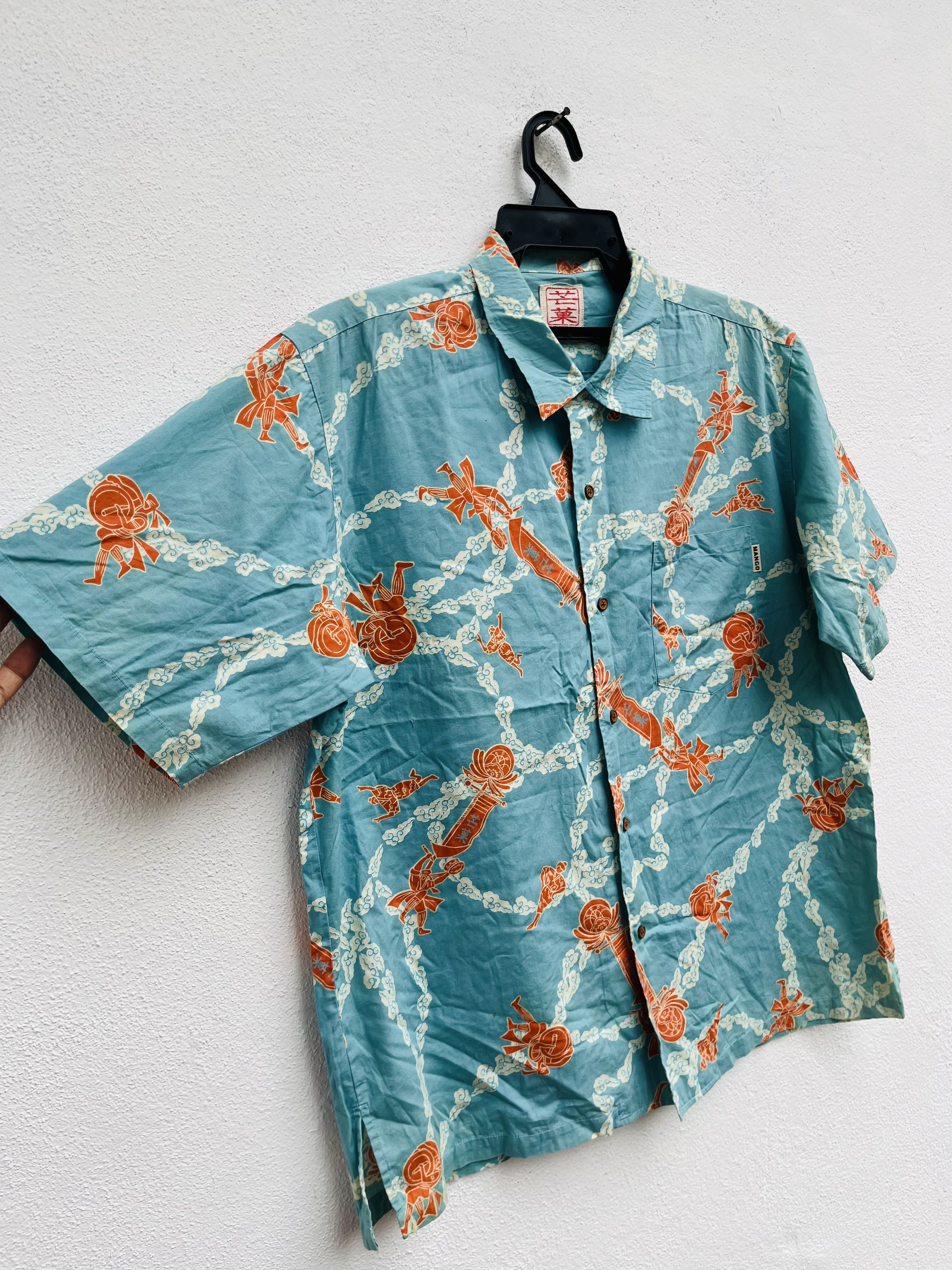 Japanese Brand Vintage Mango Made From Okinawa Japanese Designer Style Size US L / EU 52-54 / 3 - 4 Thumbnail