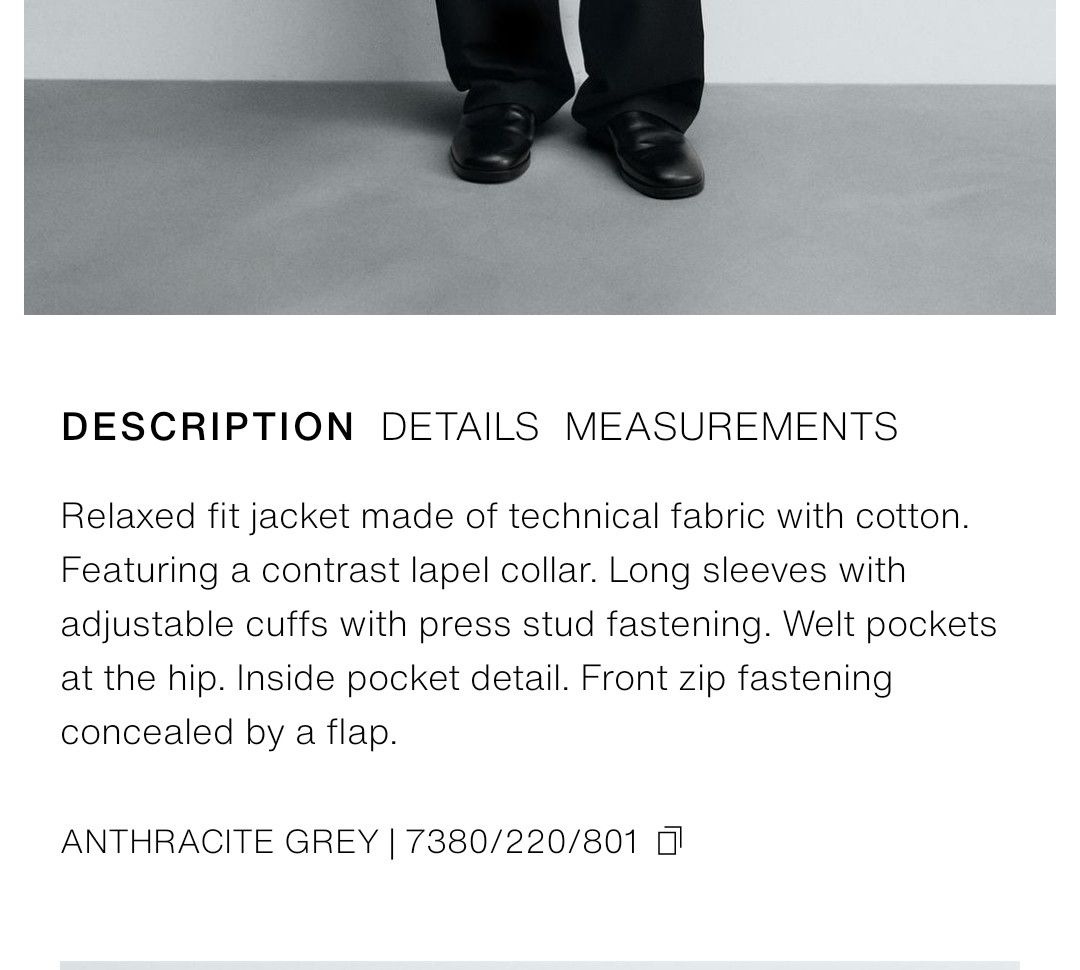 Zara Zara Contrast Colar technical jacket size XL Relaxed fit Size US XL / EU 56 / 4 - 3 Thumbnail