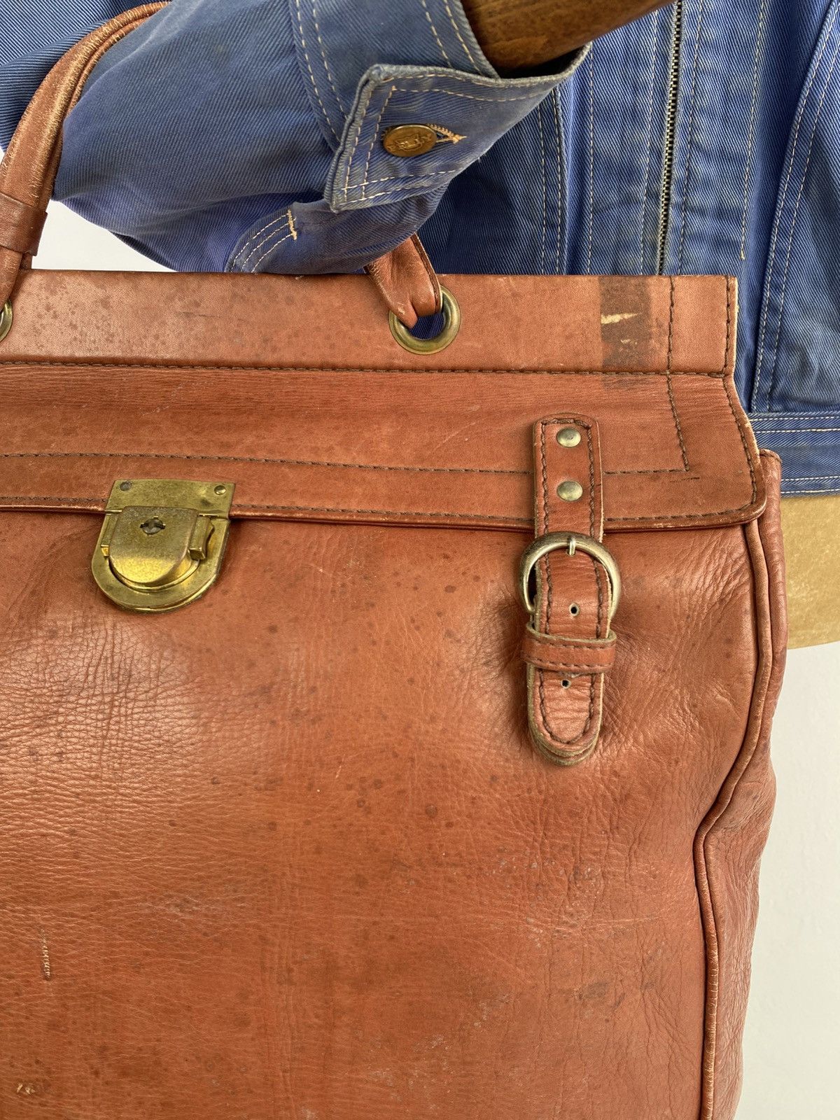 Porter Vintage 90's Porter Large Patina Leather Doctors Bag Size ONE SIZE - 5 Thumbnail