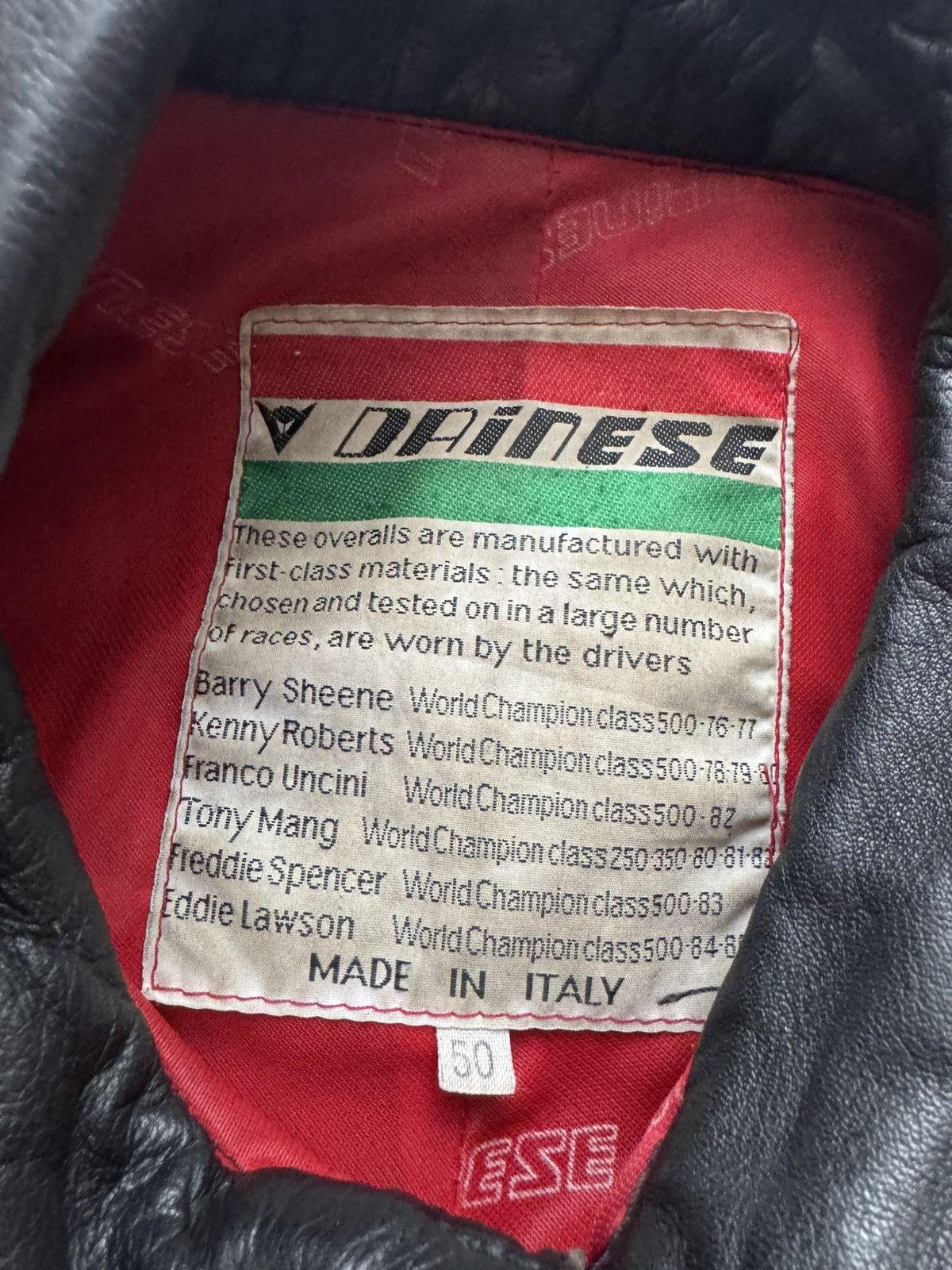 Dainese Dainese Vintage Tracksuit Overalls Racing Moto Leather Size US S / EU 44-46 / 1 - 8 Thumbnail