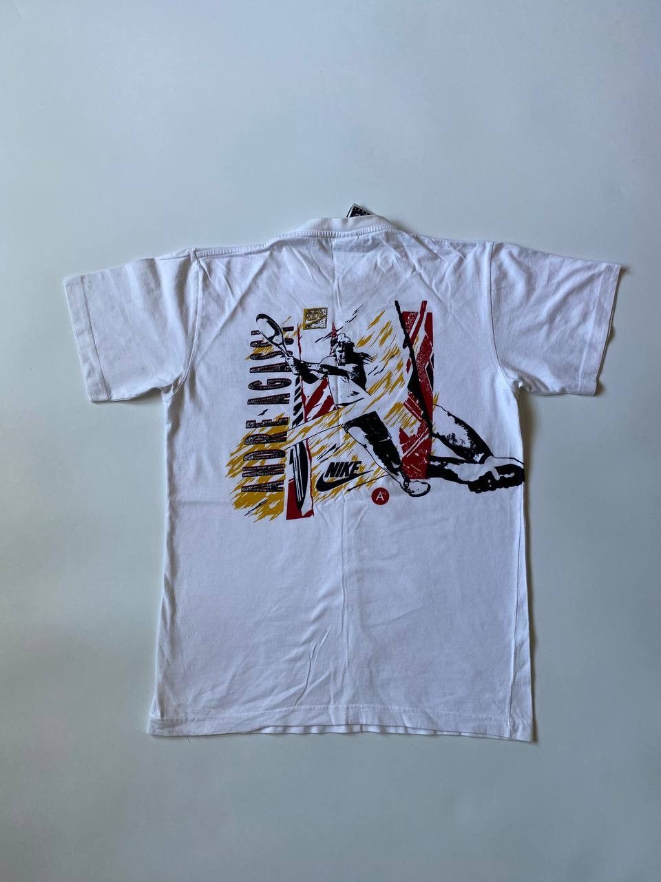 Nike Vintage Nike Andre Agassi Made in USA Tennis Courts size S Size US S / EU 44-46 / 1 - 1 Thumbnail