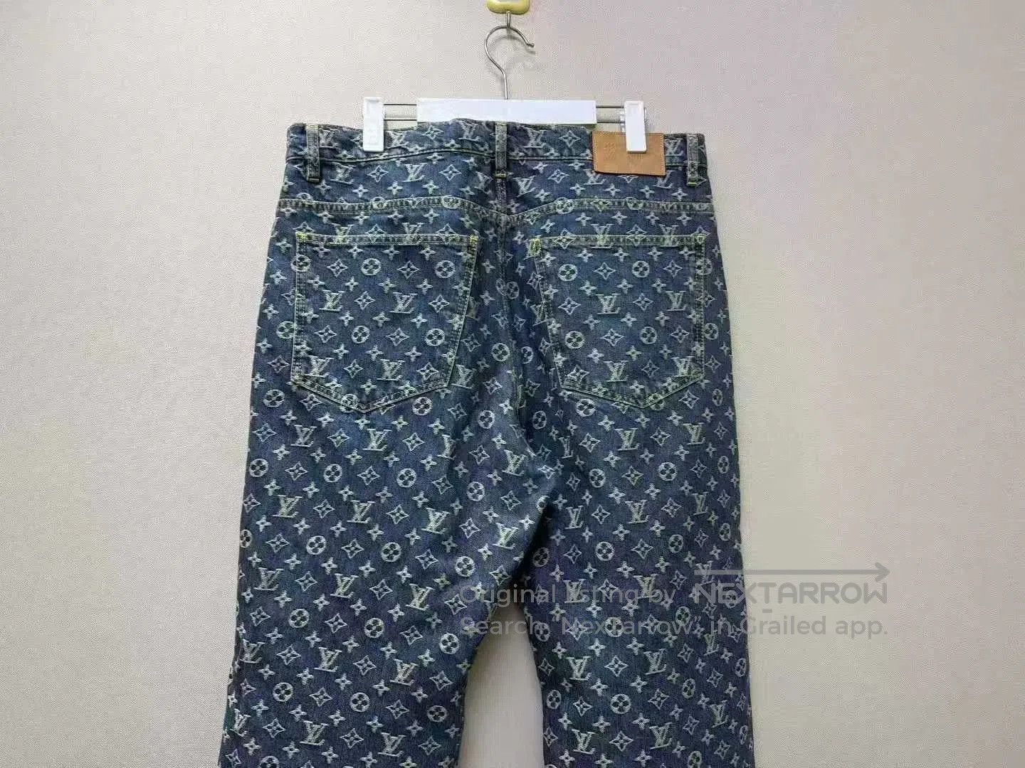 Louis Vuitton louis vuitton blue logo denim pants. Size US 36 / EU 52 - 5 Thumbnail