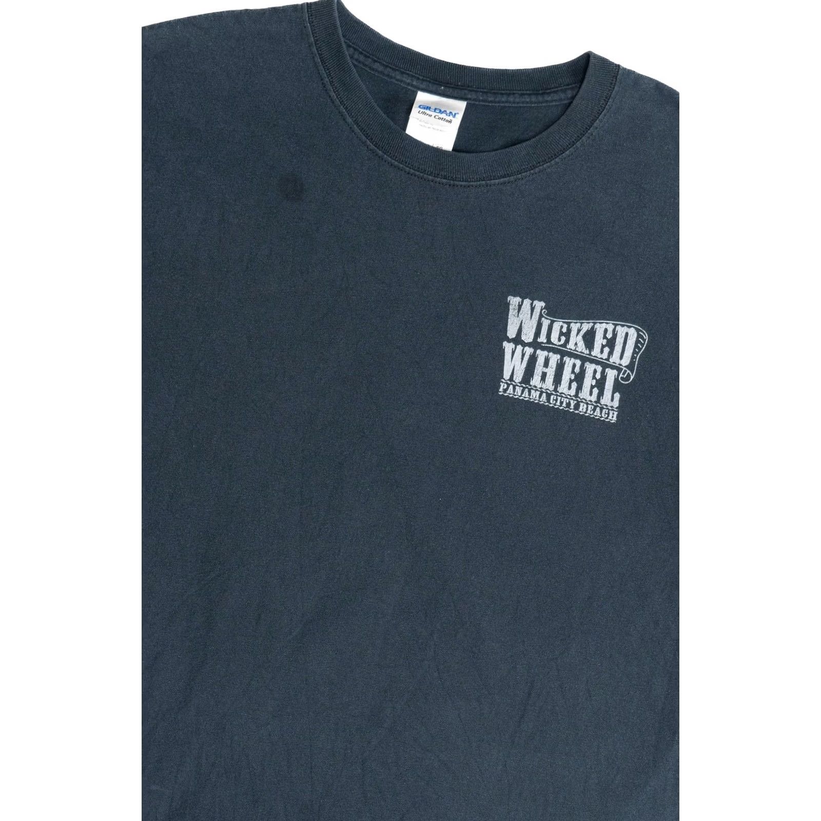 Gildan VINTAGE Wicked Wheel Panama City Beach T-Shirt Mens XS? (Wait) Size US XL / EU 56 / 4 - 3 Thumbnail