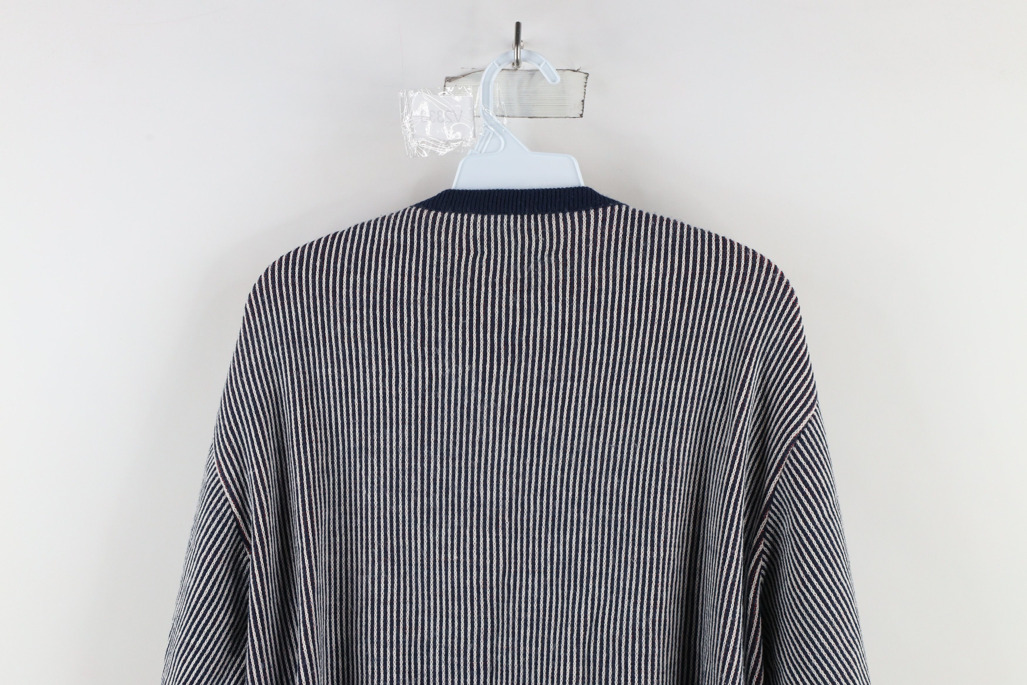 Vintage Vintage 70s Streetwear Ribbed Knit V-Neck Sweater USA Size US M / EU 48-50 / 2 - 8 Thumbnail