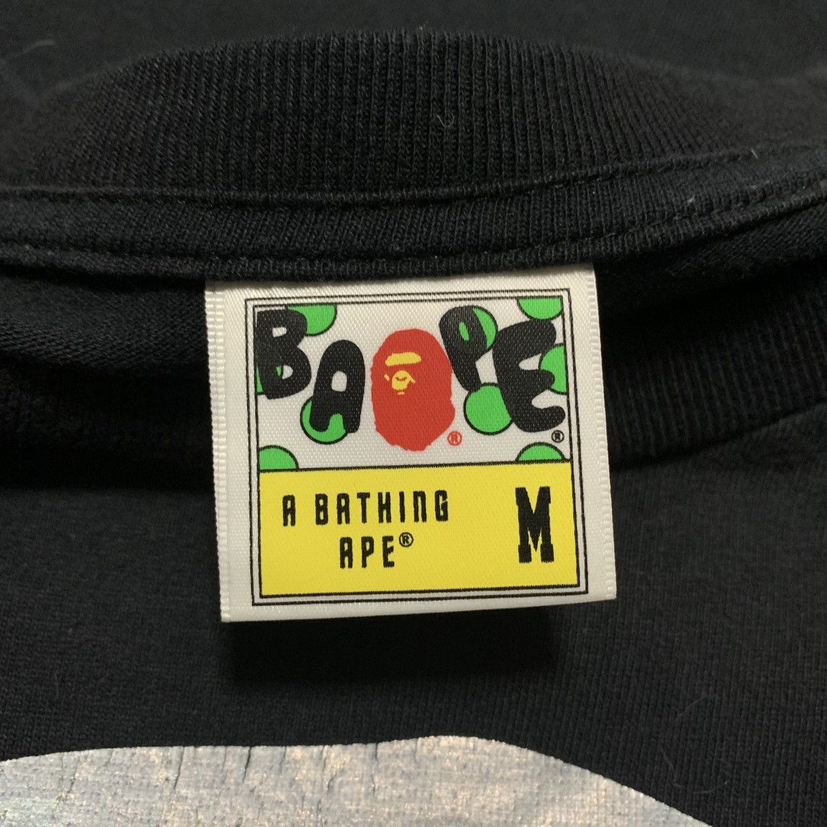 Bape Bape Medium Big Ape Head Black Tee A Bathing Ape Size US M / EU 48-50 / 2 - 5 Thumbnail