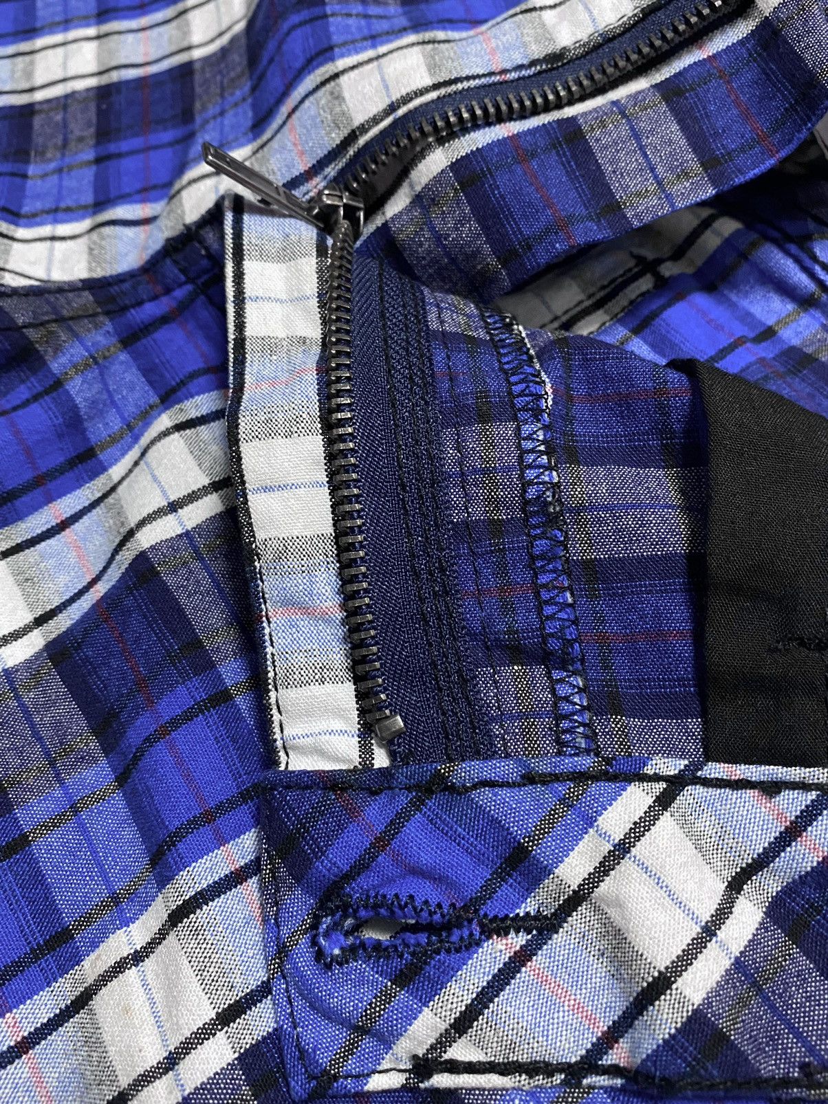 Cheap Monday Cheap Monday Tight Blue Check Plaid Chino Pants Trousers Size 29" - 13 Thumbnail