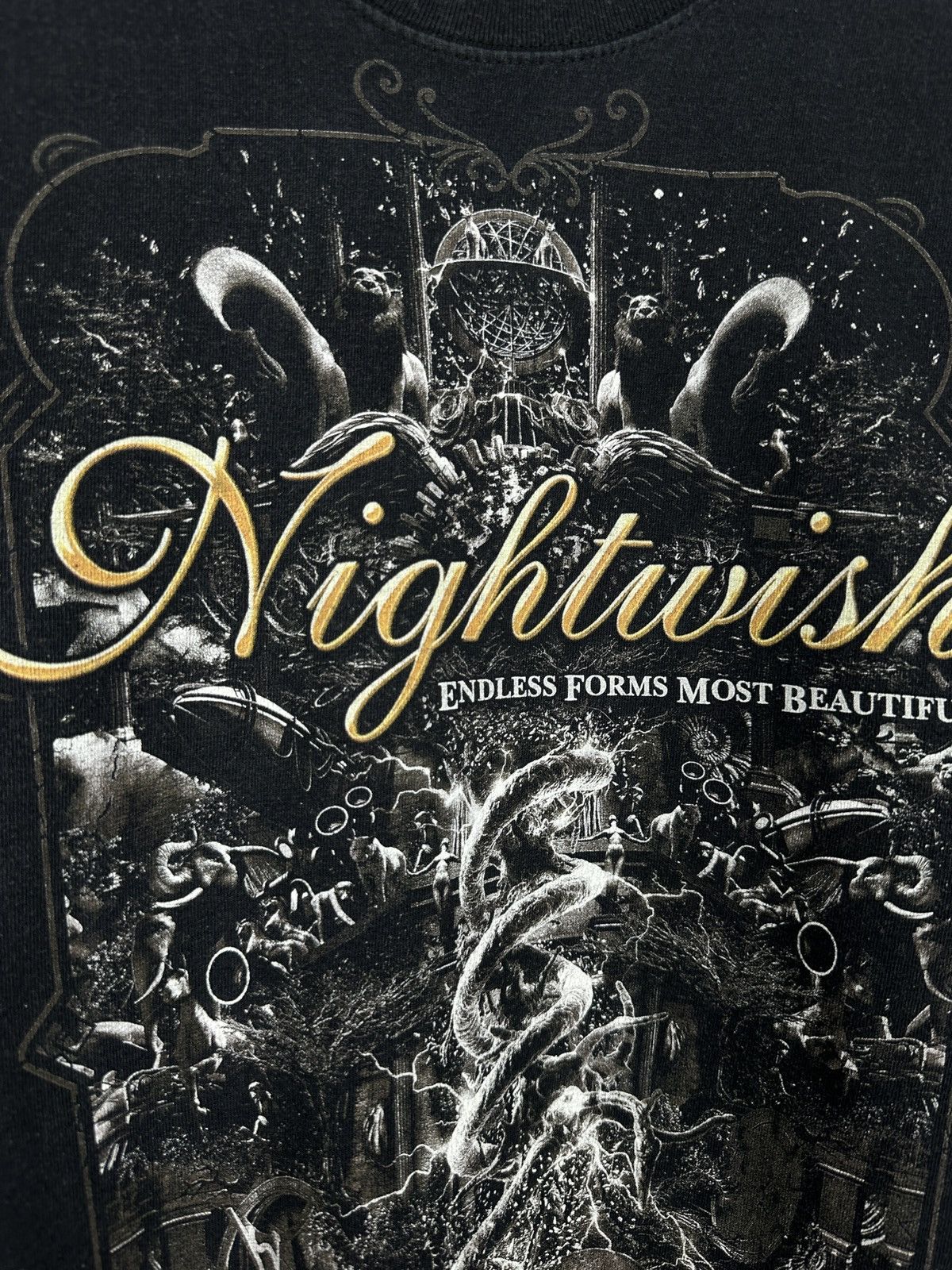 Band Tees Nightwish Endless Form Metal Rock Band Graphic T Shirt Tee Size US S / EU 44-46 / 1 - 4 Thumbnail