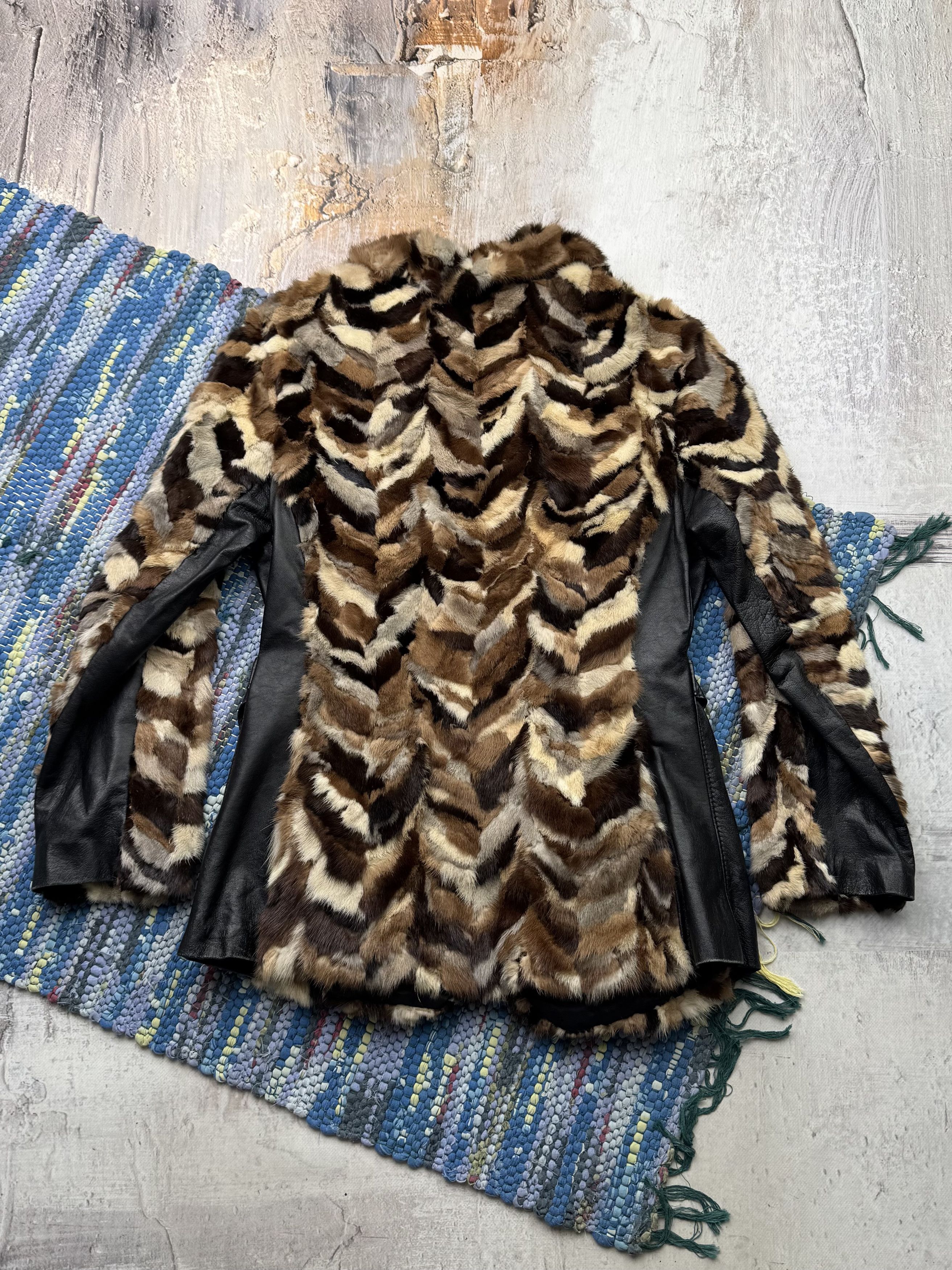 Vintage Vintage Hybrid Jacket With Real Fur and Leather A601D15 Size M / US 6-8 / IT 42-44 - 9 Thumbnail