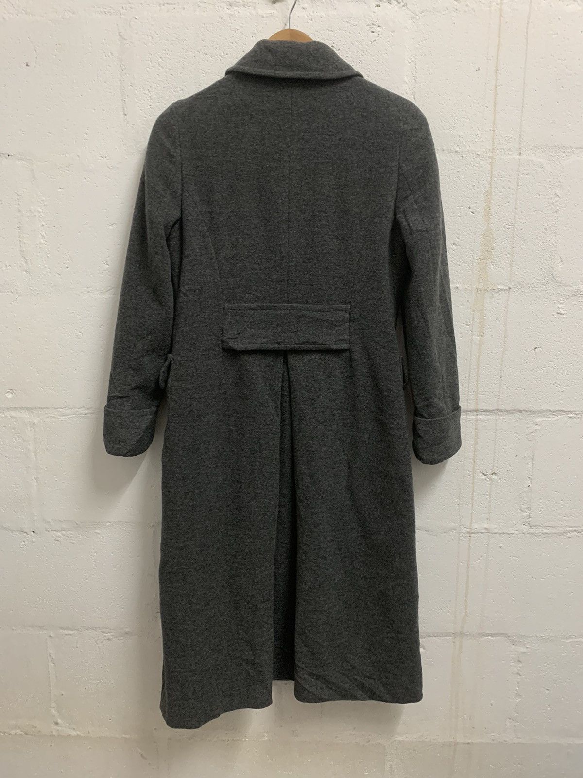 Japanese Brand Vintage Ined by Yohji Yamamoto Wool Long Jacket Size S / US 4 / IT 40 - 5 Thumbnail
