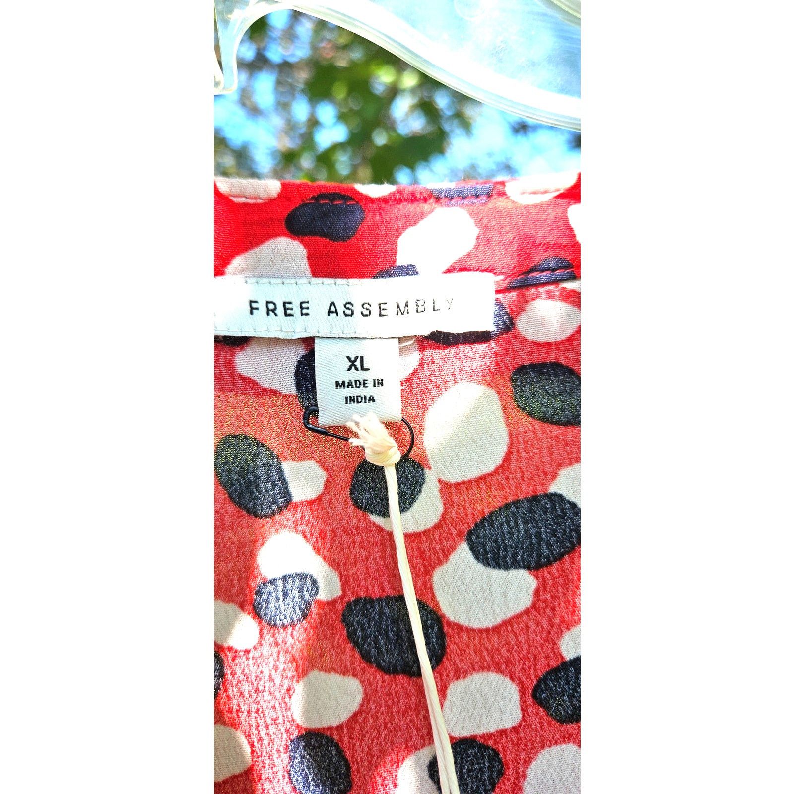 Assembly New York Free Assembly Swing Shift Dress, Size XL, Can Tie at Waist Size XL / US 12-14 / IT 48-50 - 9 Thumbnail