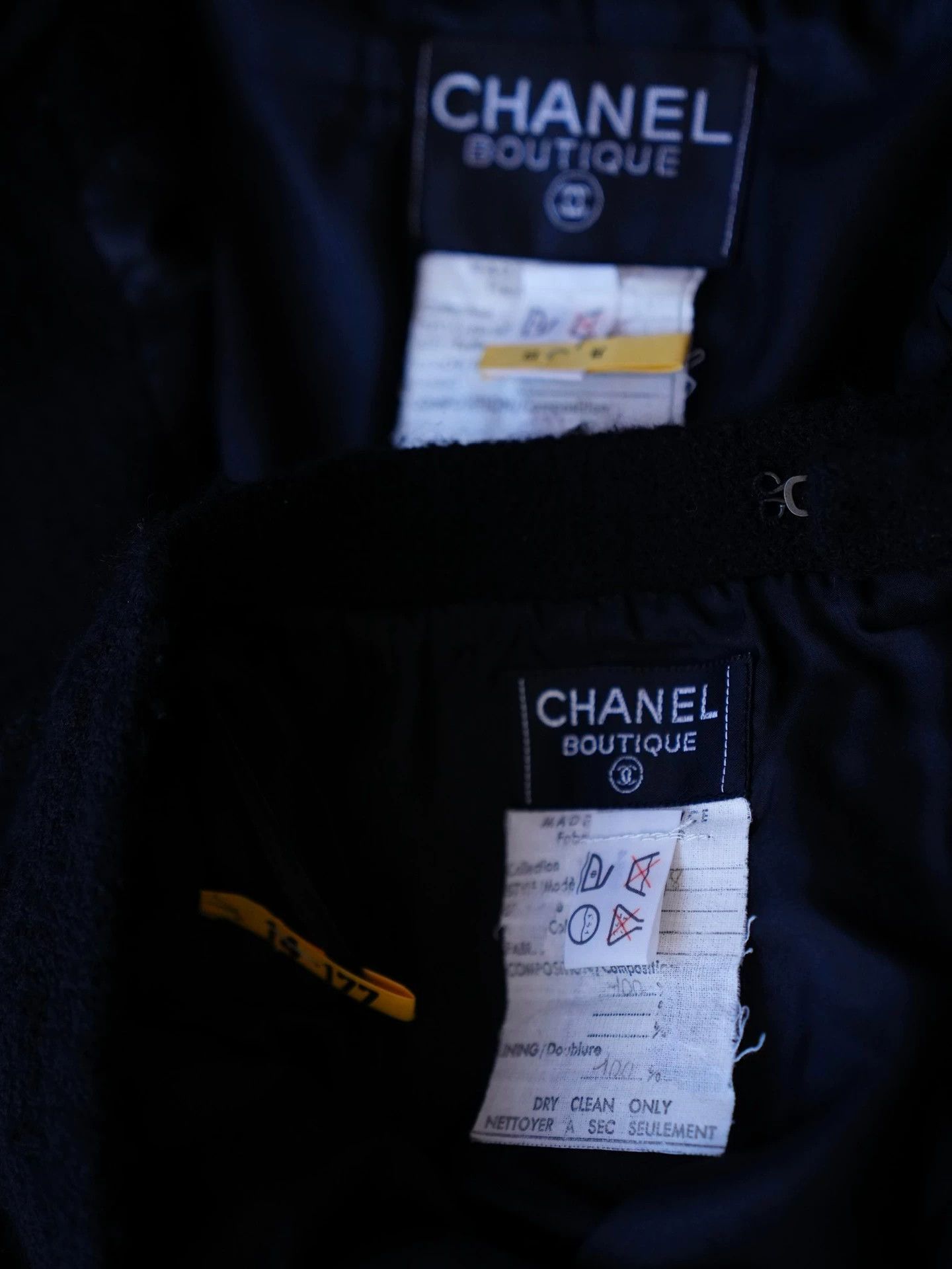 Chanel Chanel 1986 Runway Clover Gold-Button Suit Skirt Set FR40 Size M / US 6-8 / IT 42-44 - 5 Thumbnail