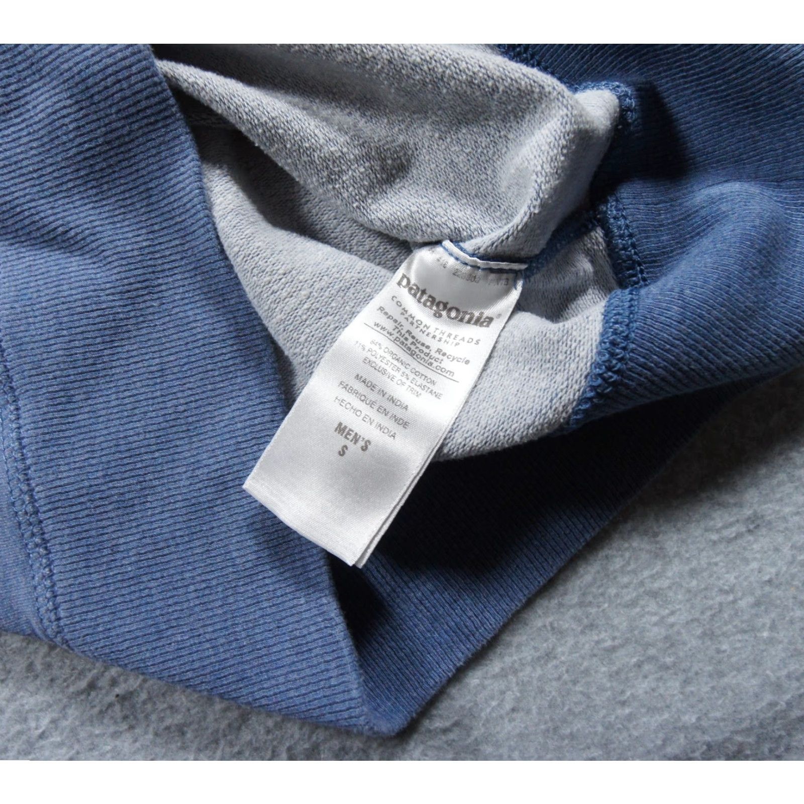 Patagonia Patagonia Sweatshirt Mens Small Blue Midweight Crewneck Pullover Outdoors Adult Shirt Size US S / EU 44-46 / 1 - 7 Thumbnail