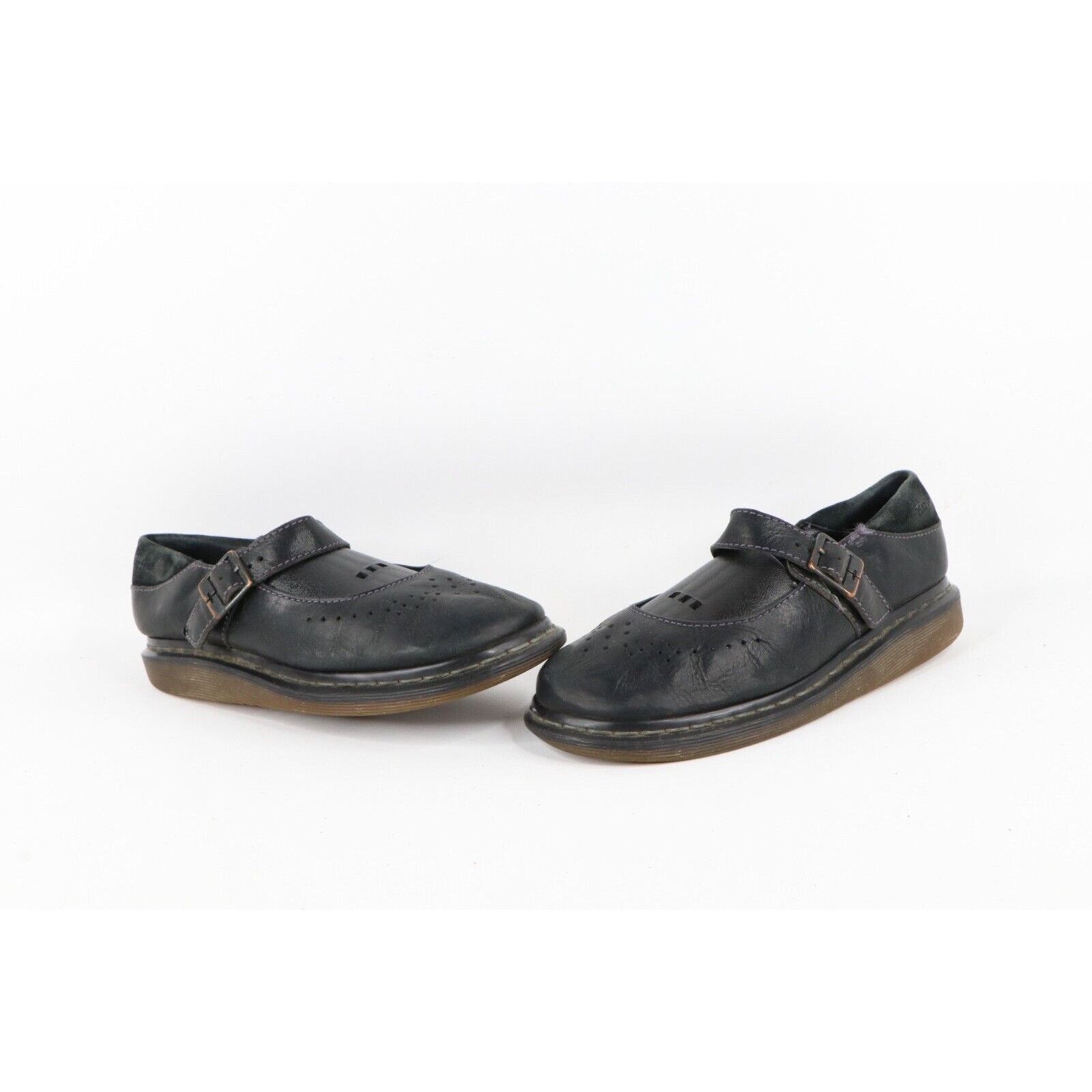 Dr. Martens × Vintage Vintage Dr Martens Chunky Platform Leather Mary Janes Shoes Size US 7 / IT 37 - 1 Thumbnail