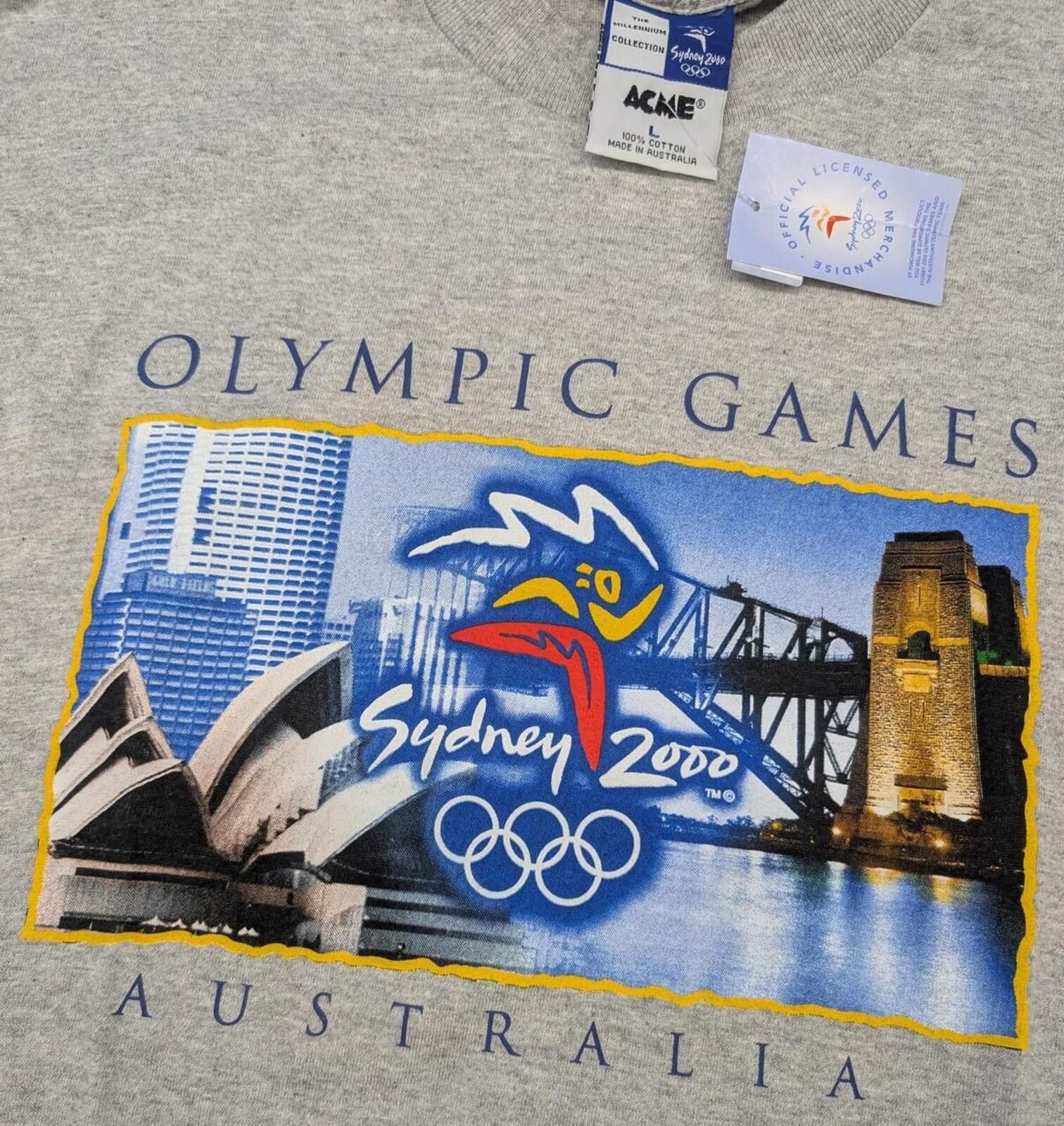 Acne Studios Vintage Y2K 2000 Sydney Australia Olympics Games T-shirt NWT Size US L / EU 52-54 / 3 - 2 Thumbnail