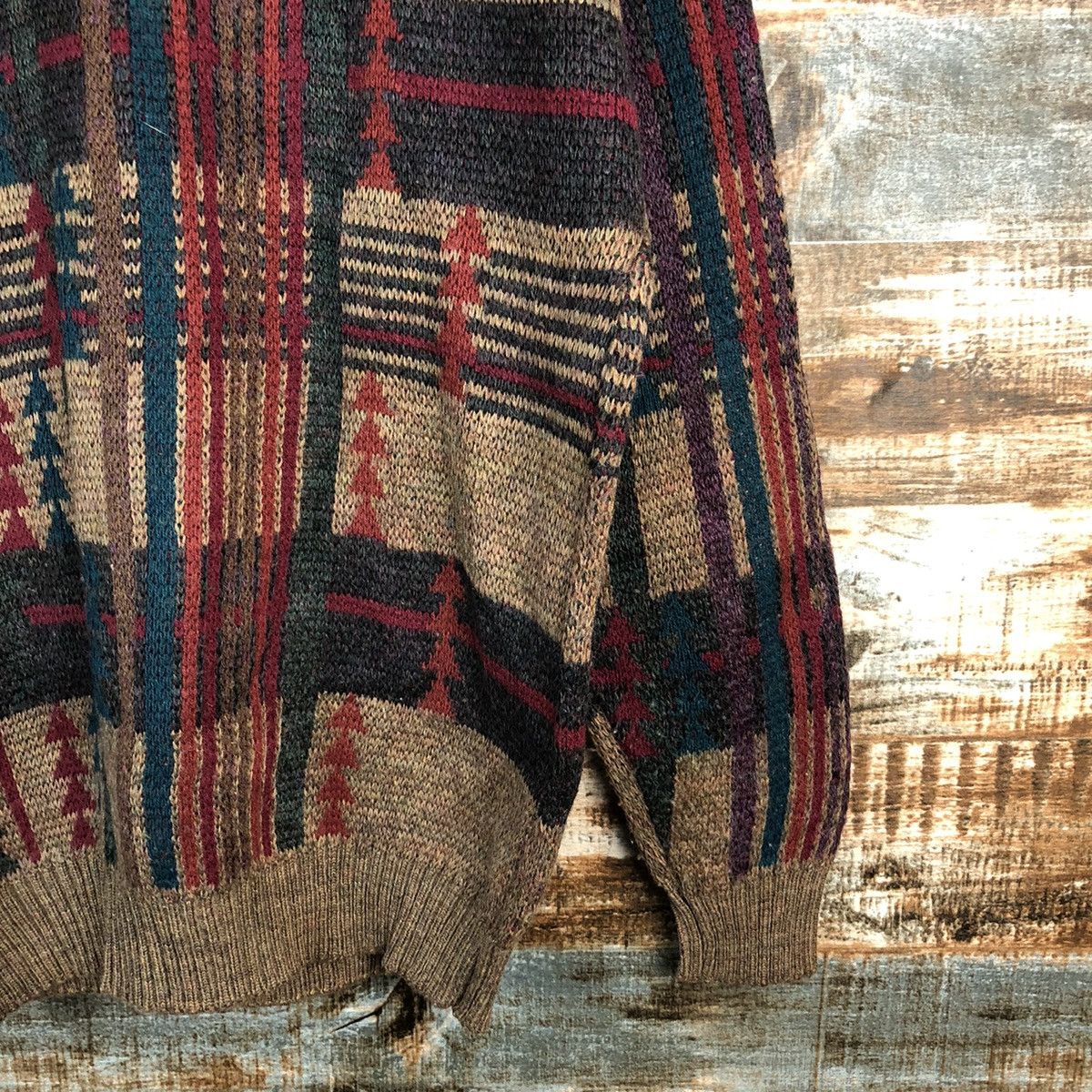 Vintage Lakeland canada vintage art Brown Knitwear sweatshirt #A1267 Size US M / EU 48-50 / 2 - 8 Thumbnail