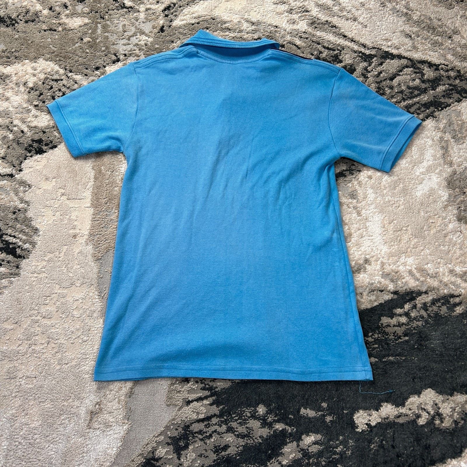 (+)PEOPLE Aero Strong Polo Shirt Mens Small Blue Made In Italy Size US S / EU 44-46 / 1 - 2 Thumbnail