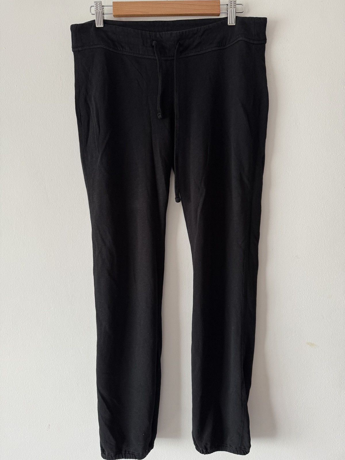 James Perse James Perse Black Cotton Sweatpants Size 32" / US 10 / IT 46 - 1 Thumbnail