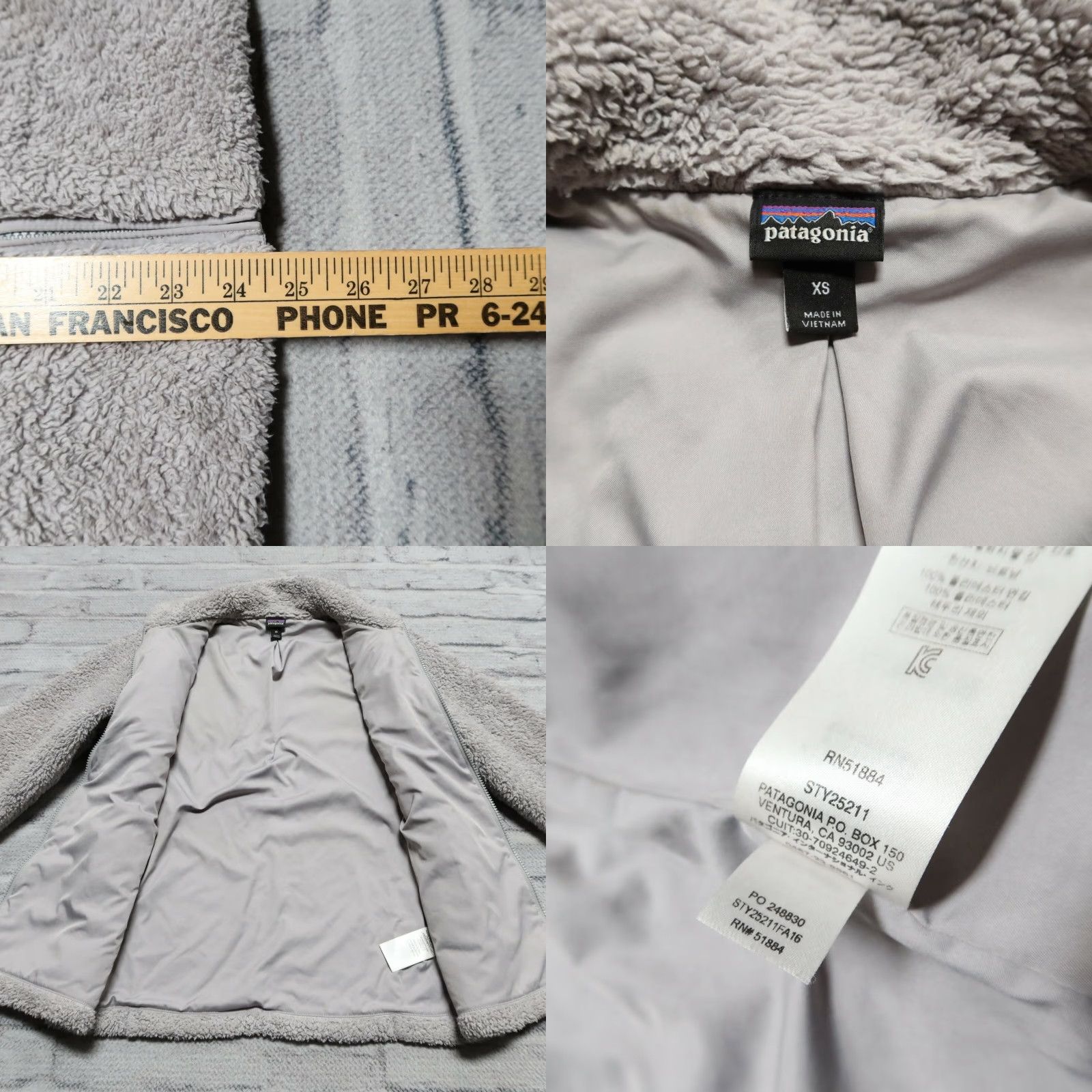 Patagonia Patagonia Los Gatos Fleece Jacket Womens XS Grey Size XL / US 12-14 / IT 48-50 - 8 Thumbnail