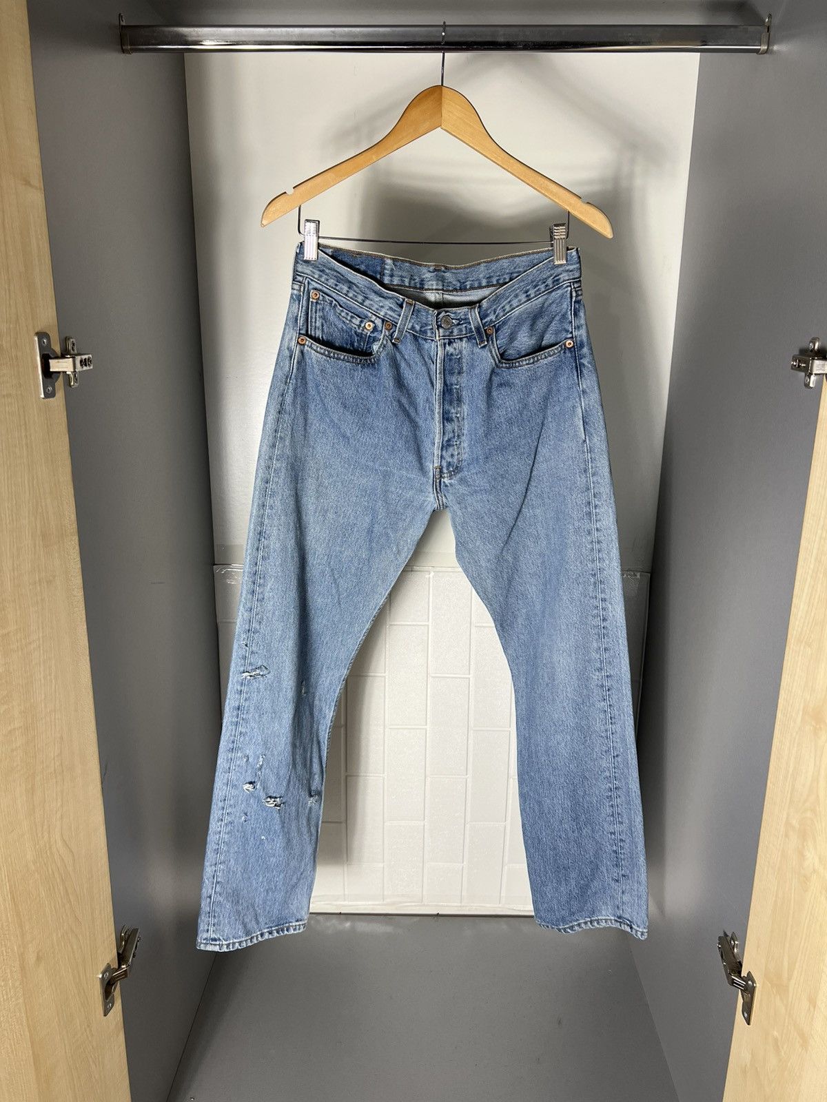 Levi's Made & Crafted VINTAGE LEVIS 501 MADE IN USA DENIM JEANS RETRO DESIGNER 90s Size US 31 - 5 Thumbnail