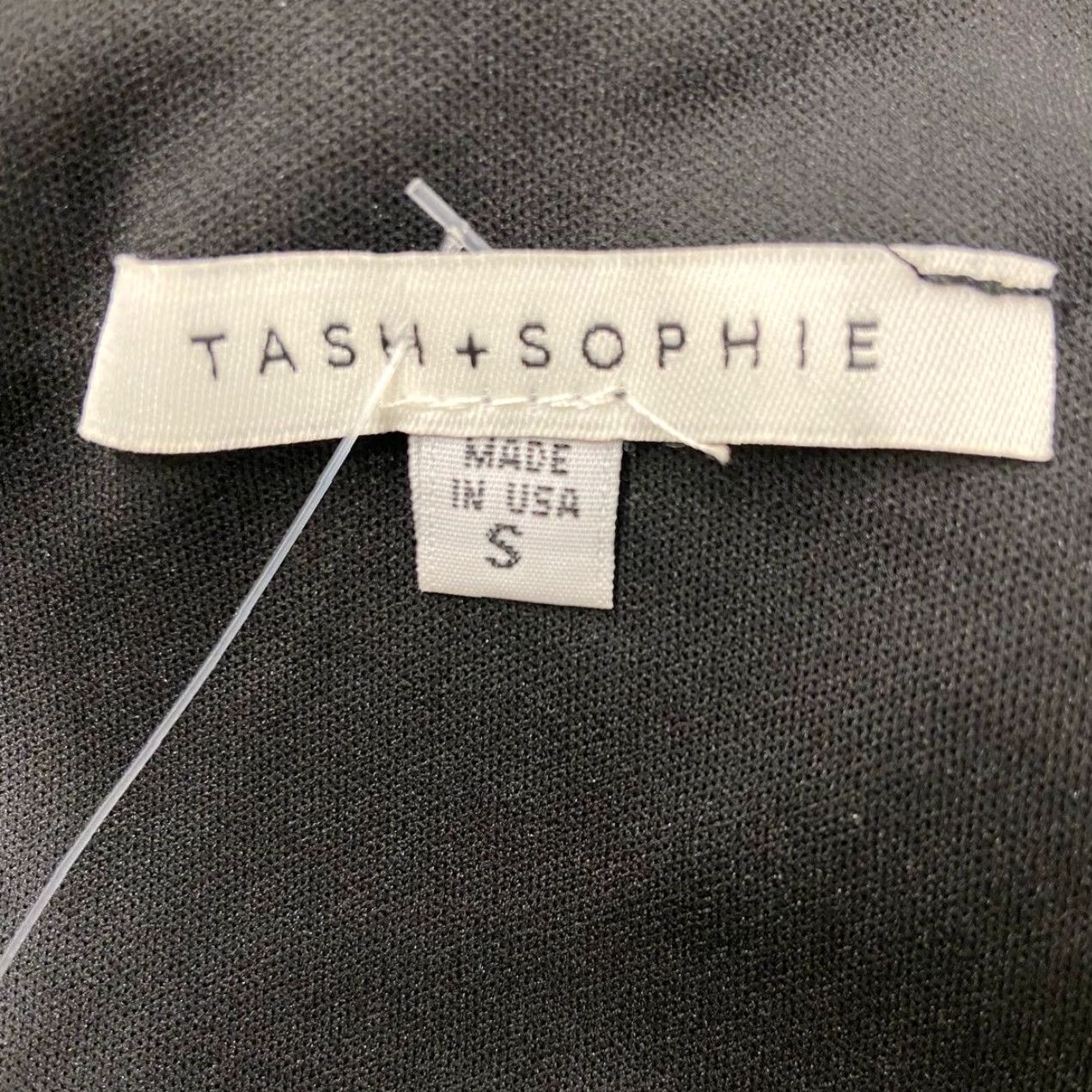 TASH + SOPHIE Top Women's Size S Copper Lurex Cut Sleeve S10166