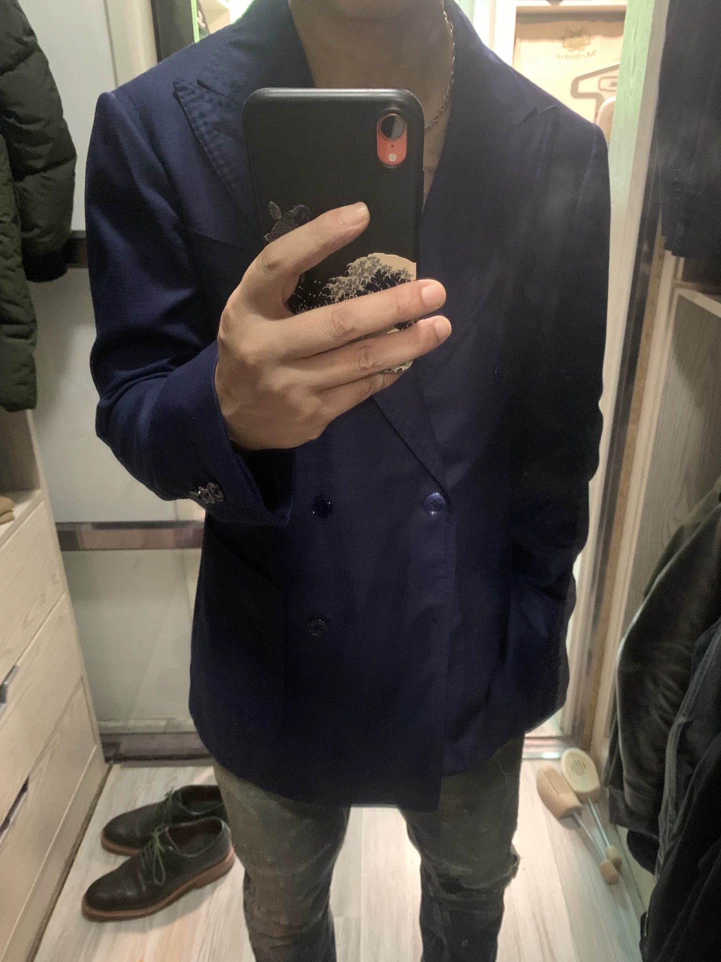 Ring Jacket Ring Jacket Meister Double Breasted Blazer 46 Size 46R - 7 Thumbnail