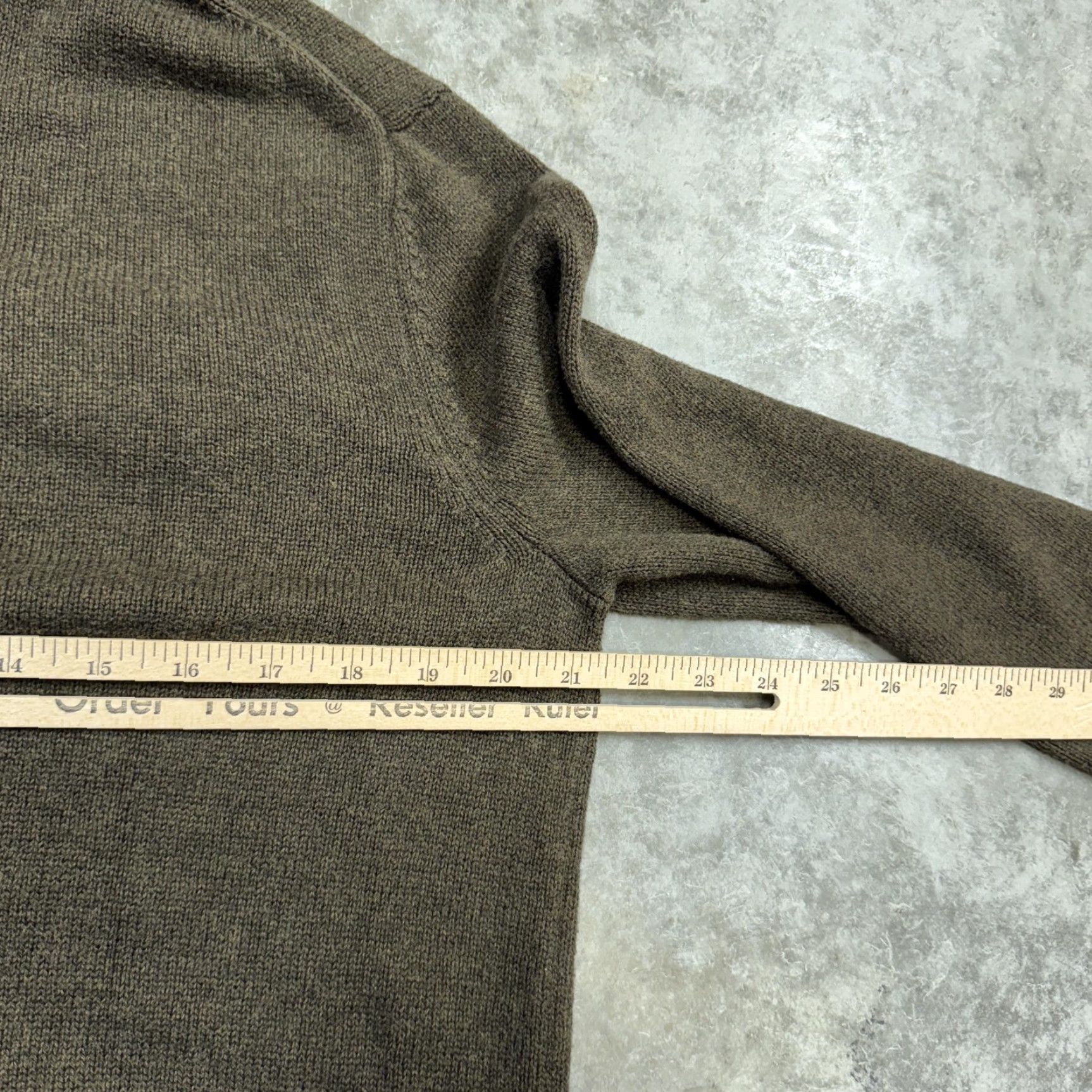 Banana Republic Banana Republic Sweater Mens Medium Brown Mock Neck Pullover Cotton Size US M / EU 48-50 / 2 - 6 Thumbnail