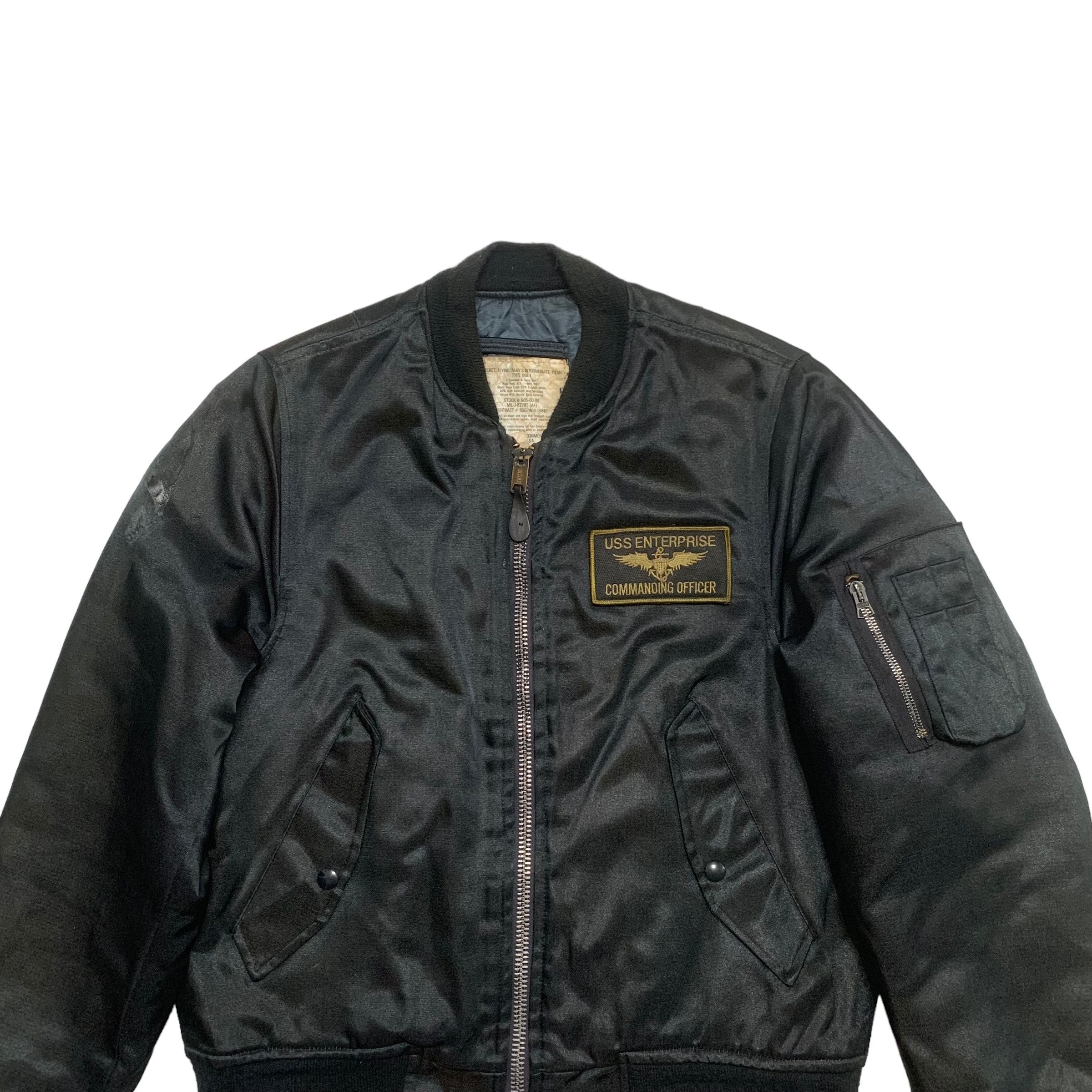 I. Spiewak And Sons Vintage 80s I Spiewak & Sons MA-1 Flying Jacket Size US M / EU 48-50 / 2 - 3 Thumbnail