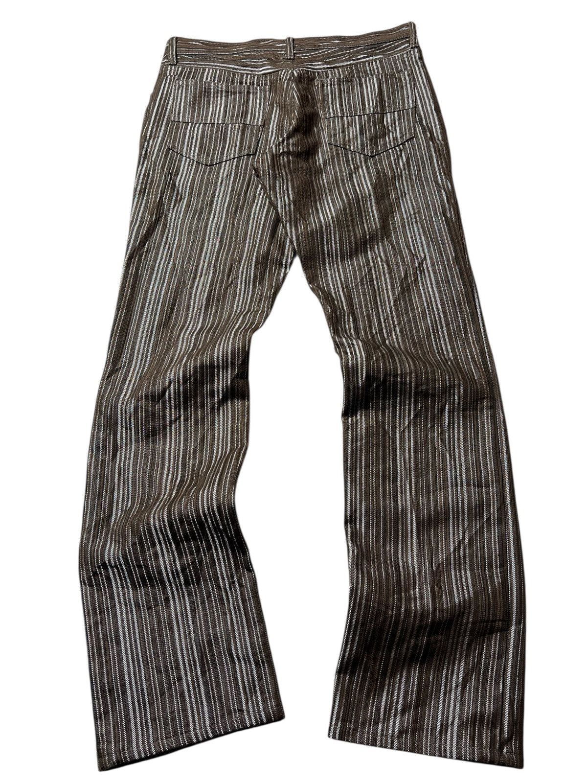 Japanese Brand Michel Klein Homme Paris Japanese Brand Stripe Pants Size US 30 / EU 46 - 9 Thumbnail