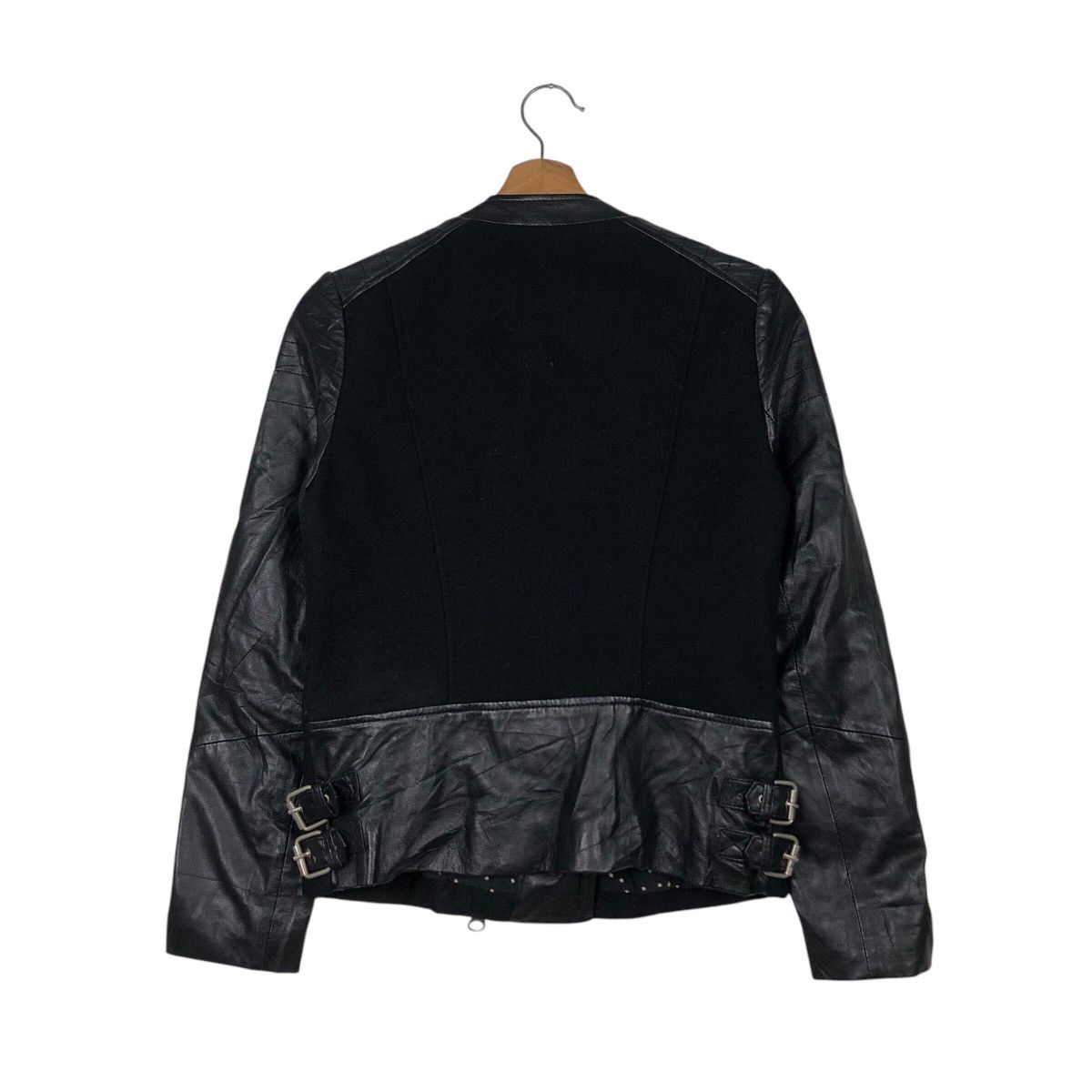 Japanese Brand 📌You & Me Oui Biker Genuine Leather Jacket Cafe Racer Size US M / EU 48-50 / 2 - 9 Thumbnail