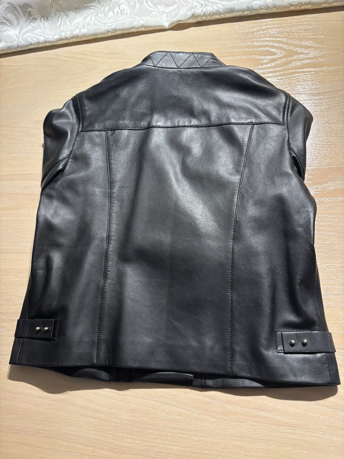 Massimo Dutti Black Leather Massimo Dutti Jacket Size M / US 6-8 / IT 42-44 - 4 Thumbnail