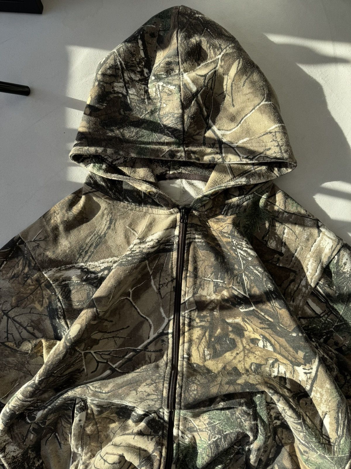 Realtree Vintage Realtree Boxy Fit Camo Zip Up Hoodie Hype Gothic Size US XL / EU 56 / 4 - 9 Thumbnail