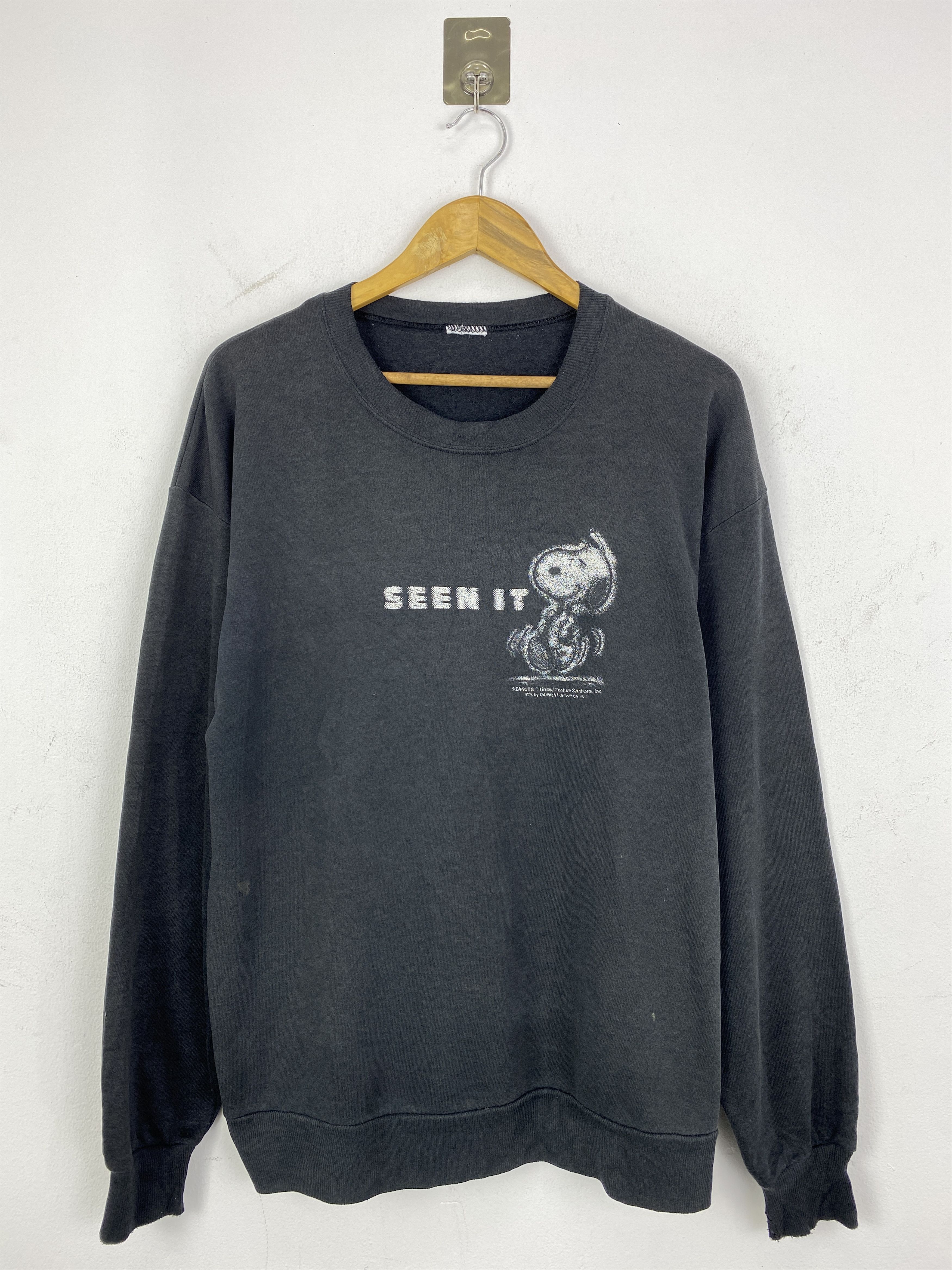 Peanuts Vintage 90s Snoopy Peanuts Sweatshirt SH0225 Size US L / EU 52-54 / 3 - 1 Thumbnail