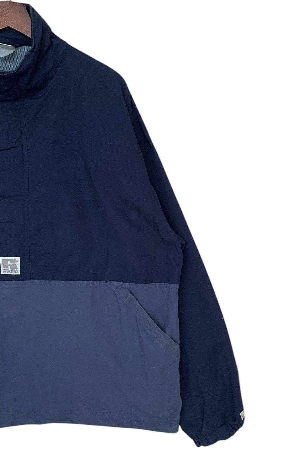 Russell Athletic × Vintage Vintage Brand Russell Athletic Anorak Jacket 1990s Size US L / EU 52-54 / 3 - 4 Thumbnail