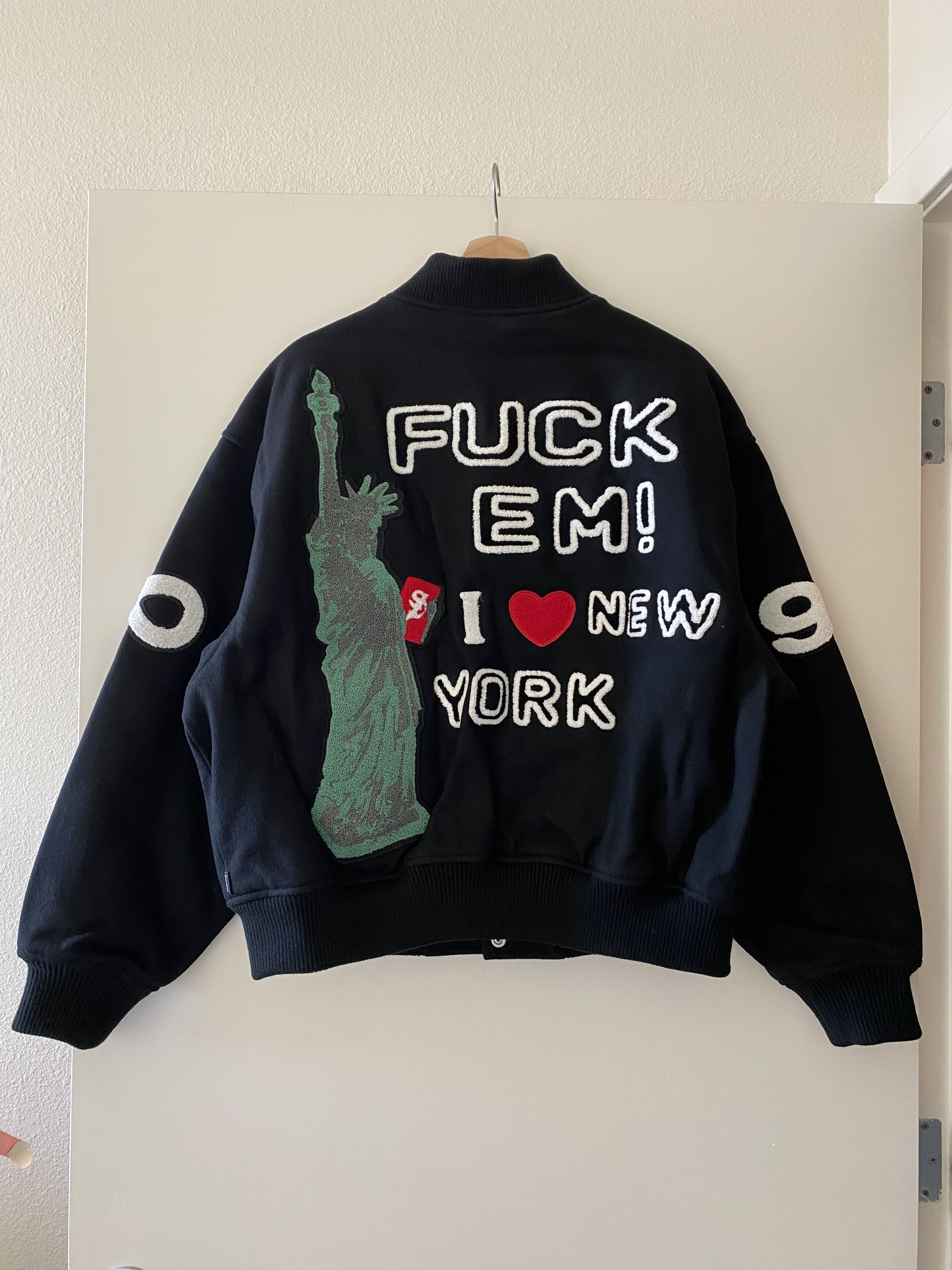 Supreme Tourist varsity "Black" jacket