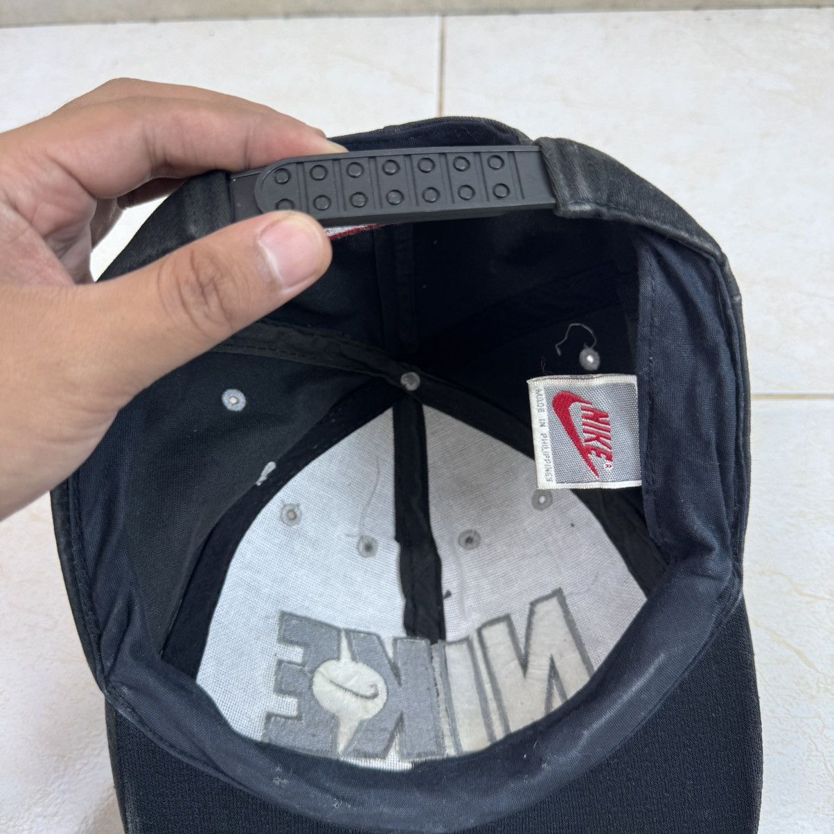 Nike Vintage Sunfaded 90s Nike Hat Cap Size ONE SIZE - 4 Thumbnail