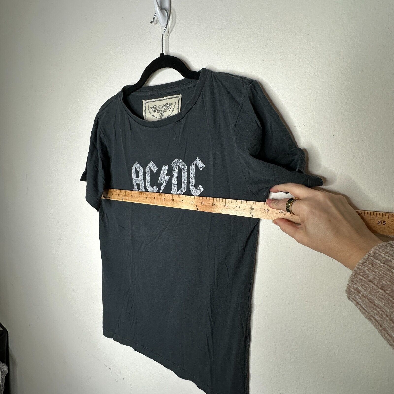 Other Buddhist Punk Black AC/DC Gray Graphic Short Sleeve Tee L Size L / US 10 / IT 46 - 14 Thumbnail