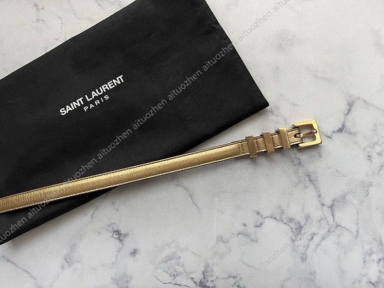 Saint Laurent Paris Saint Laurent Paris 13SS First Year Dark Gold Cowhide Three Size ONE SIZE - 2 Thumbnail