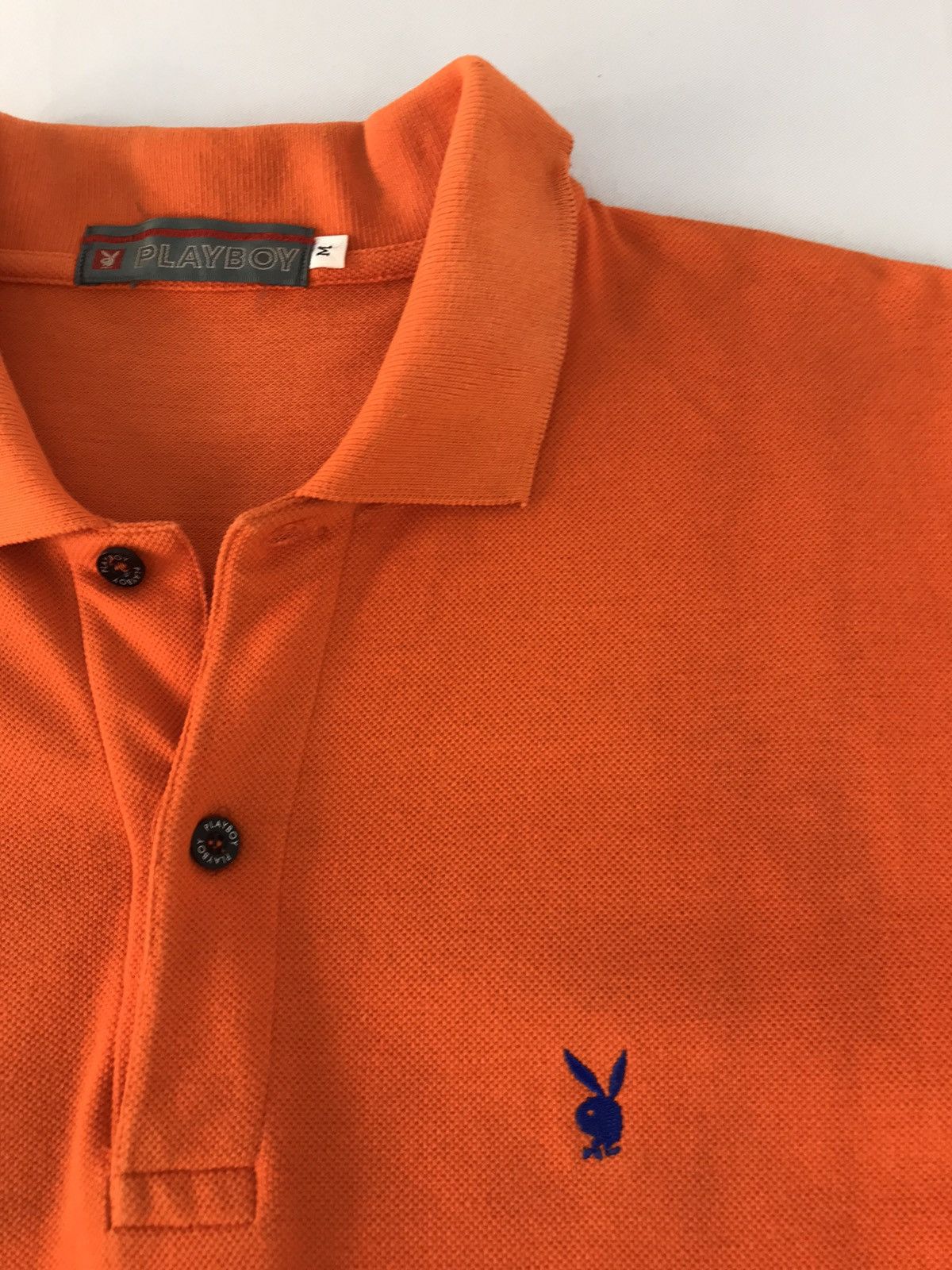 Playboy Vintage Playboy Faded Colour Simple Logo Polo Shirt Size US M / EU 48-50 / 2 - 5 Thumbnail