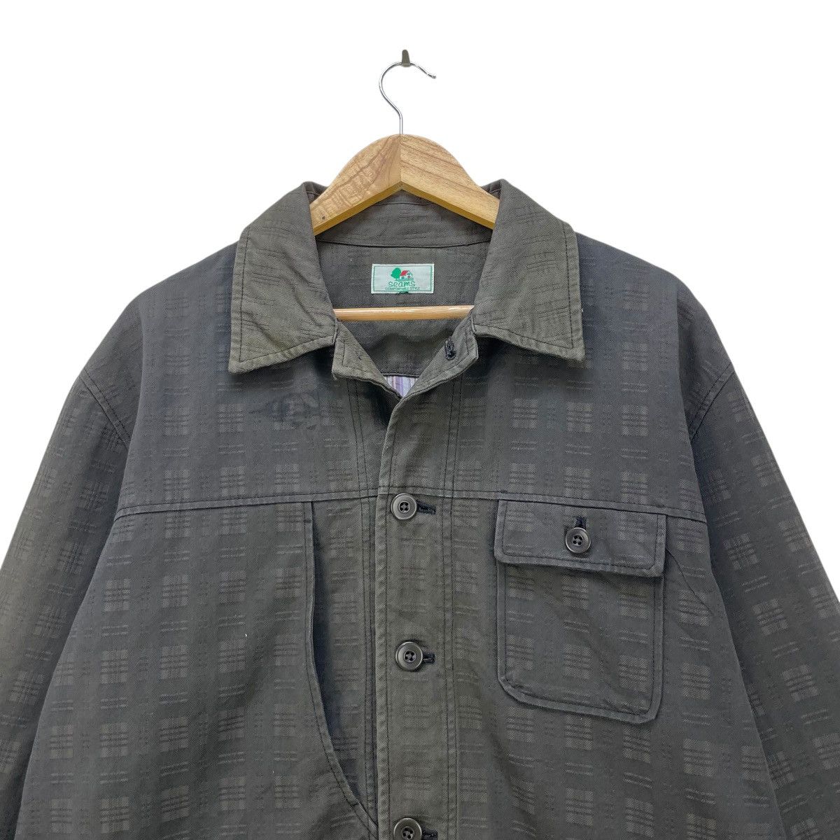 Japanese Brand 🔥Vintage Japanese Brand Seams Workwear Shirt Checke Pattern Size US M / EU 48-50 / 2 - 3 Thumbnail