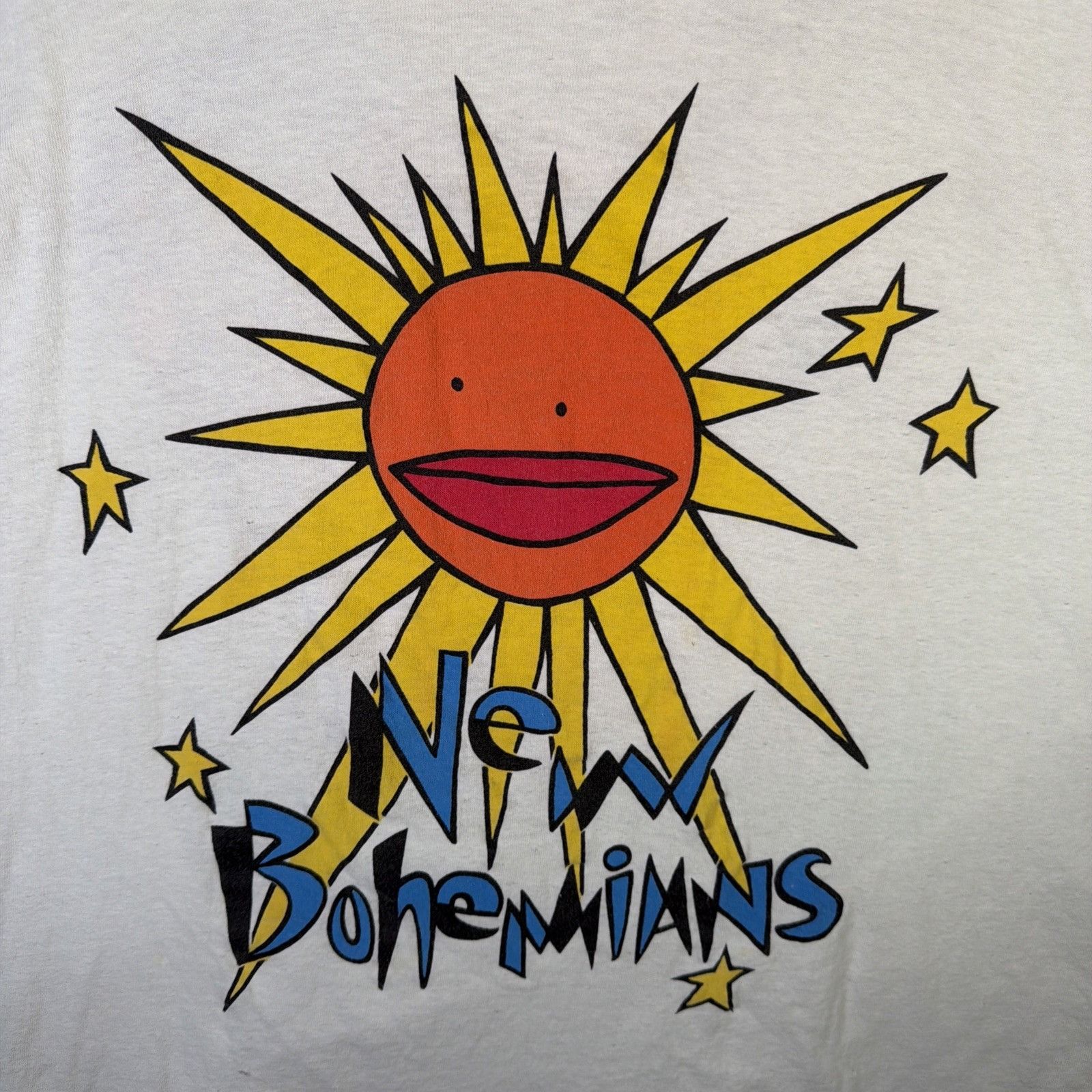 Band Tees Vintage New Bohemians Shirt Mens 2XL White 90s Band Tee Rare Size US XXL / EU 58 / 5 - 3 Thumbnail