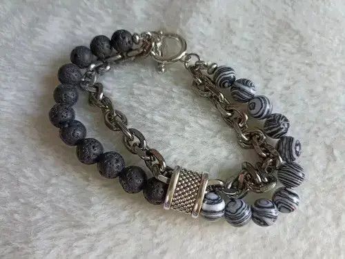 VIBE Multilayer Stone Bracelet Size ONE SIZE - 2 Thumbnail