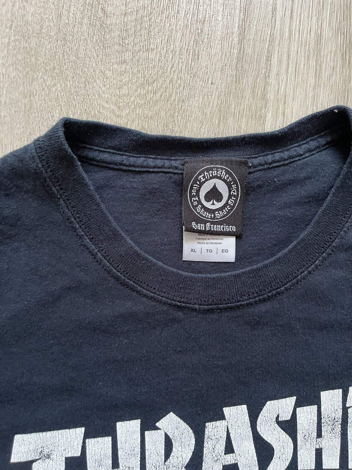 Thrasher Thrasher Logo Black T-Shirt Size US XL / EU 56 / 4 - 7 Thumbnail