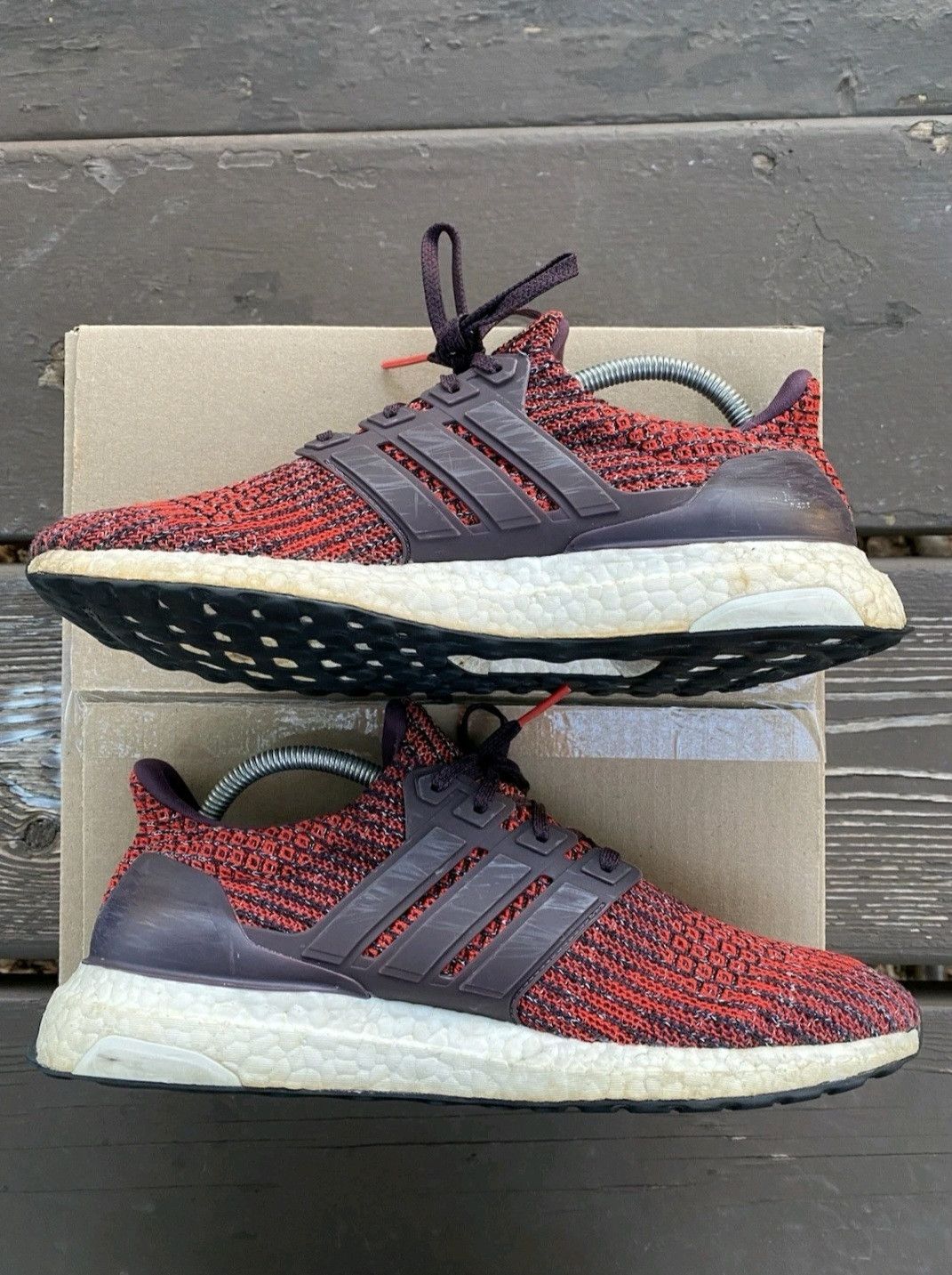 Adidas Adidas Ultraboost 4.0 Noble Red CP9248 Size 9 Men Size US 9 / EU 42 - 4 Thumbnail