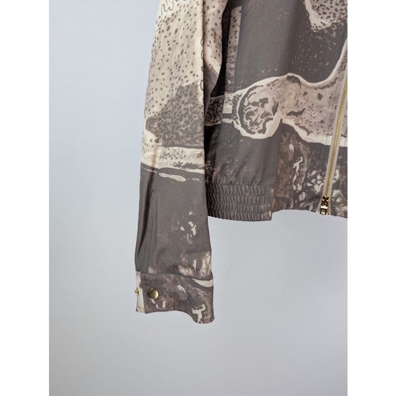 Amiri o1rshd1 Wes Lang Big Skull Blouson Jacket in Mink Size US XL / EU 56 / 4 - 5 Thumbnail