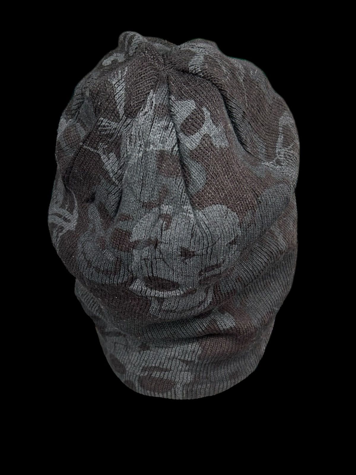 14th Addiction × If Six Was Nine × Japanese Brand Skull Punk Bondage Style Reversible Japanese mazume Beanie🎌☠️ Size ONE SIZE - 6 Thumbnail